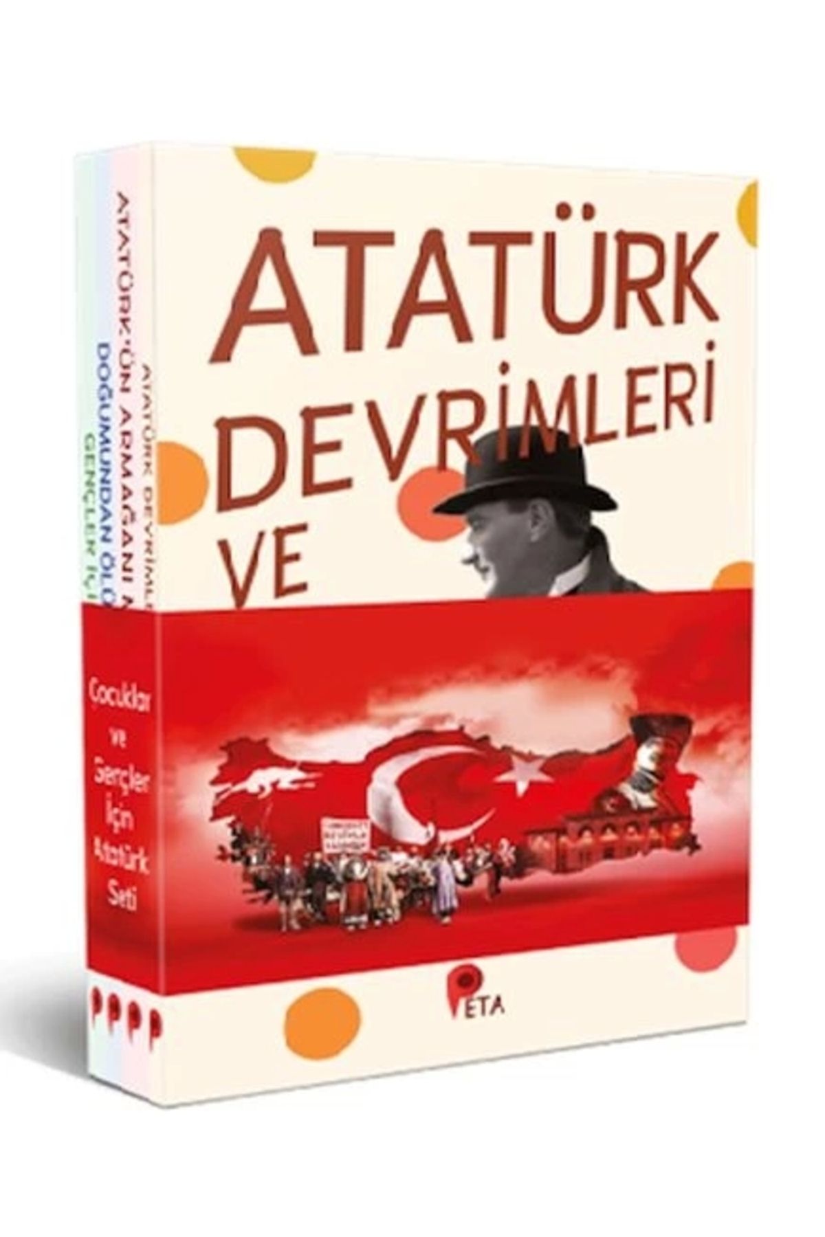 peta kitap Çocuklar ve Gençler için Atatürk Seti