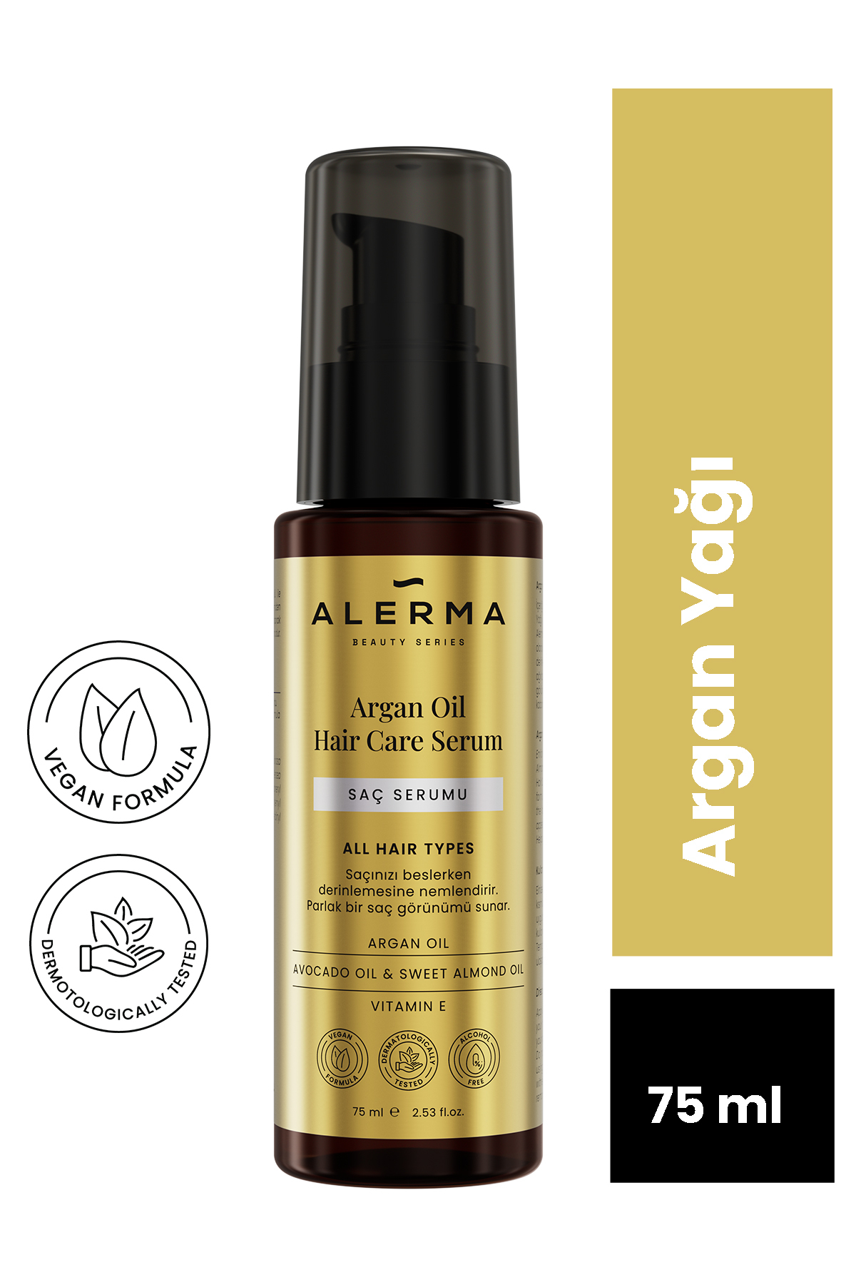 Argan Yağı Saç Bakım Serumu 75 ML — 8684420781156 — تصویر 2 از 2