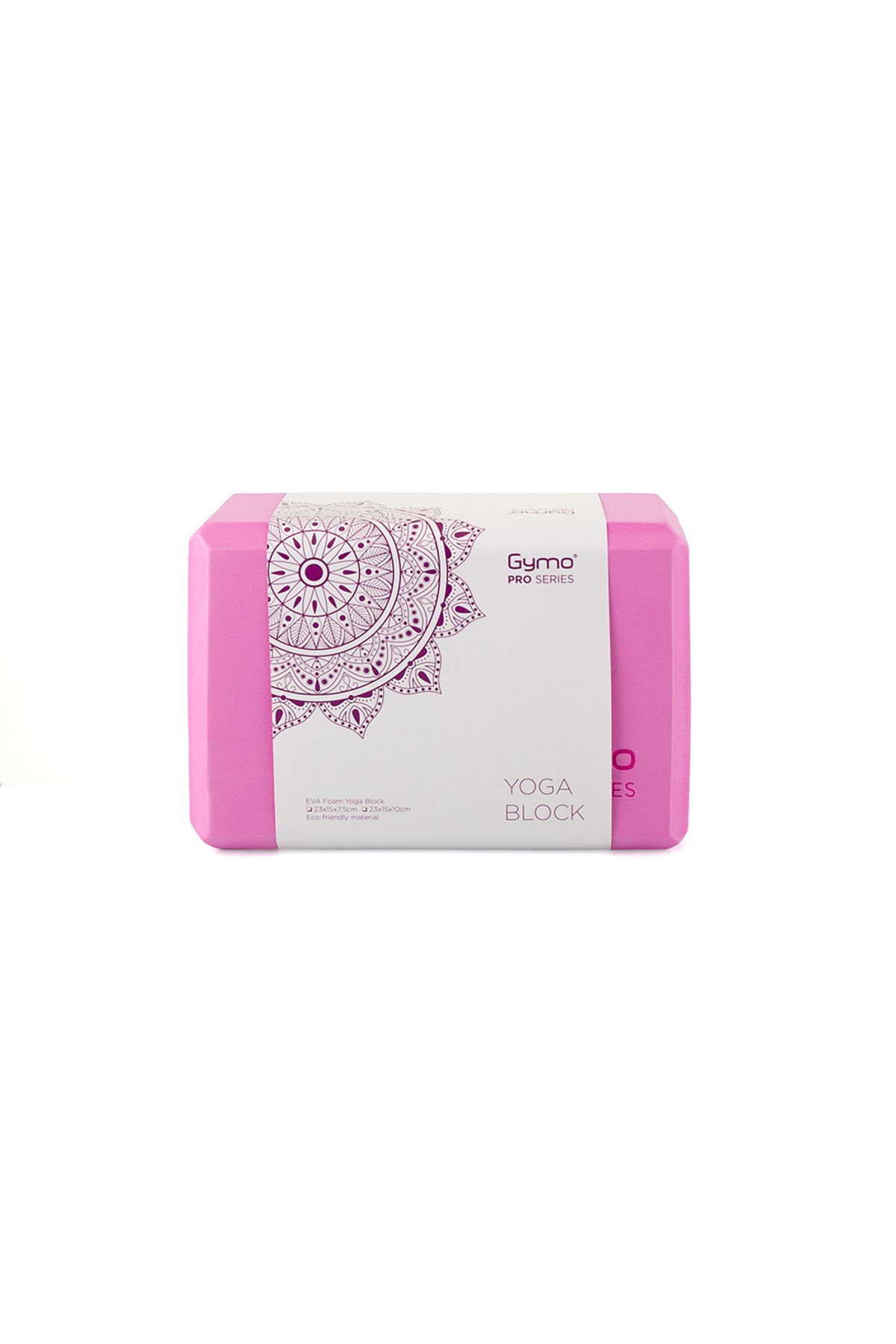 Gymo Pro Series Büyük Boy Yoga Blok Pembe