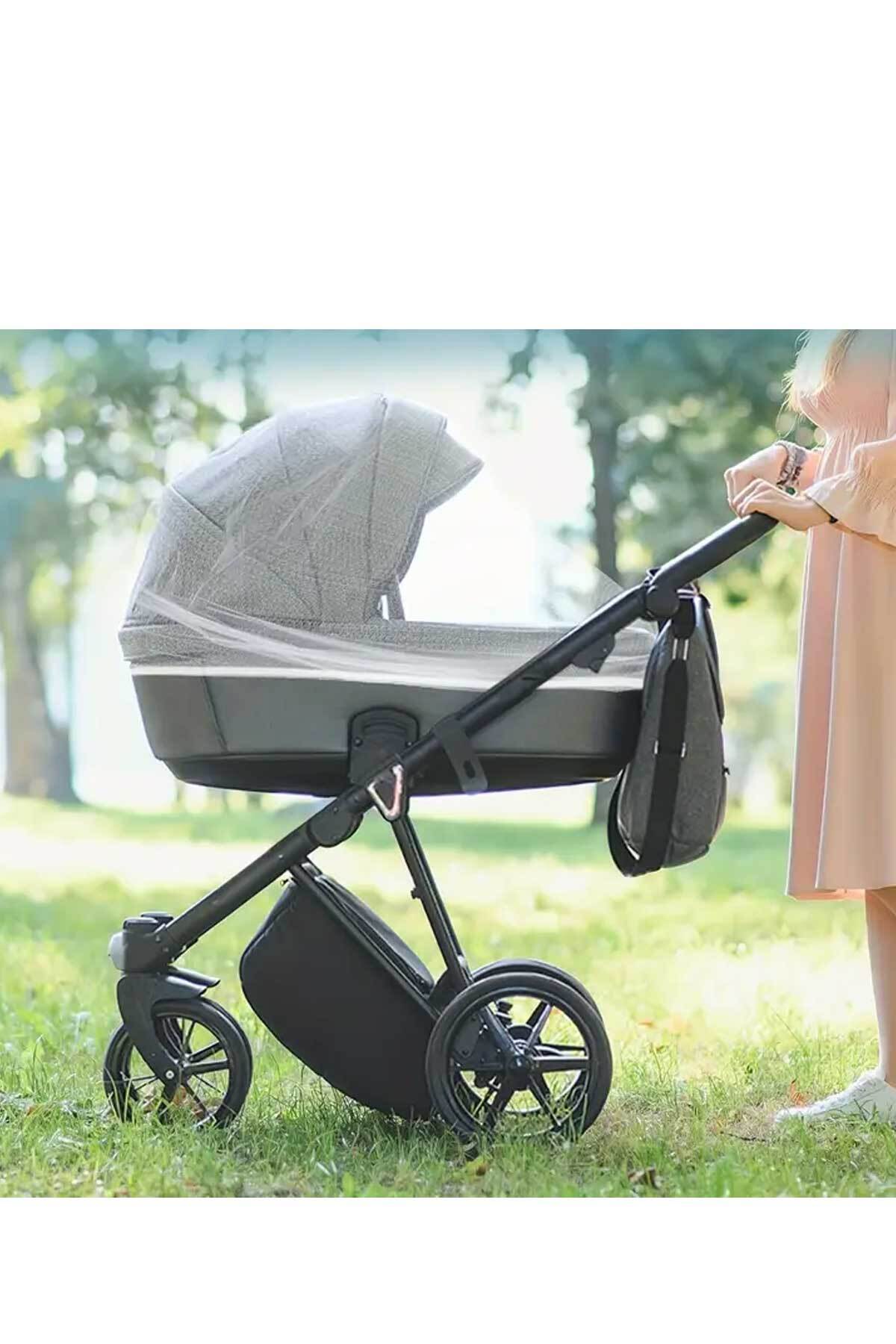 RevuBaby Çok Amaçlı Sineklik Puset Sinekliği Bebek Arabası  Sinekliği Anne Yanı Beşik Sinekliği fotoğrafı 5 (önizleme)