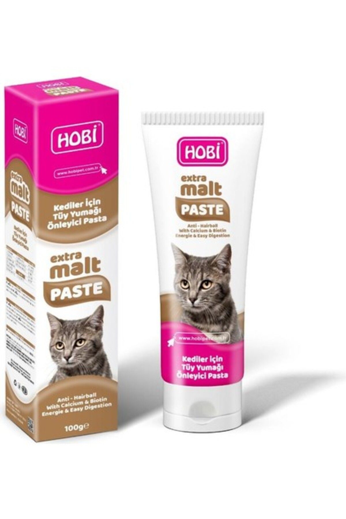 HOBİ Hobi Extra Malt Paste Kediler Için Tüy Yumağı Önleyici Pasta 100GR