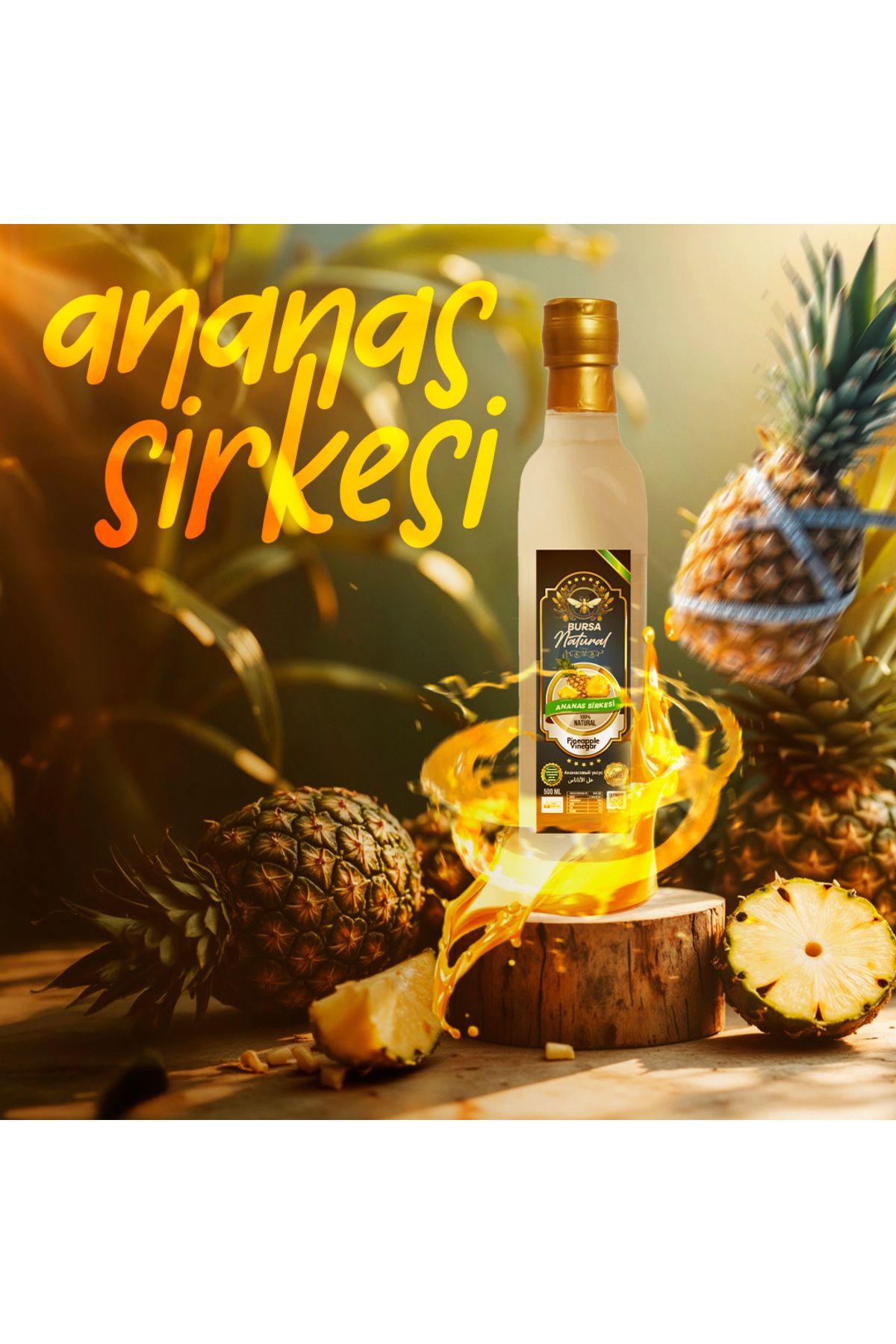 Bursa Natural Ananas Sirkesi