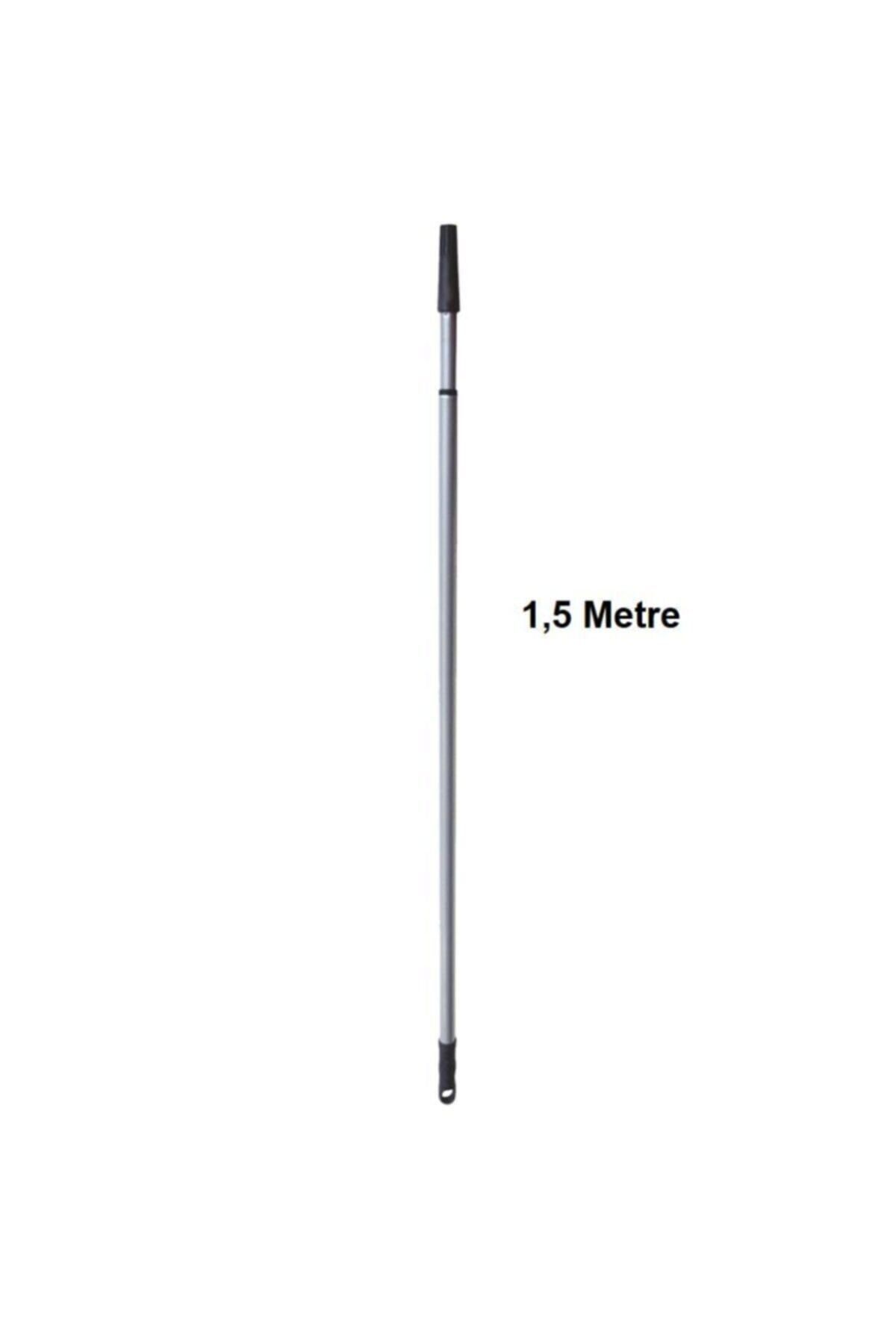 KL HOME 150cm Teleskopik Uzatmalı Metal Sırık Sap - 1.5 Metre