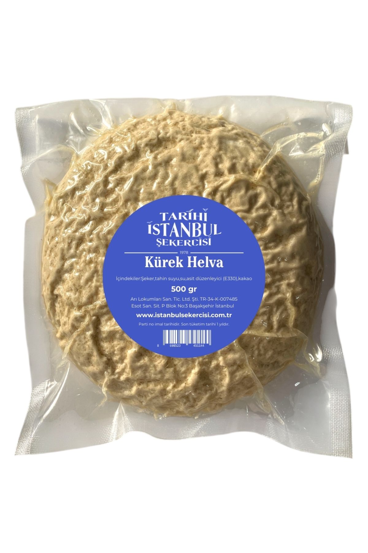 Tarihi İstanbul Şekercisi Kürek Tahin Helva 500 Gr