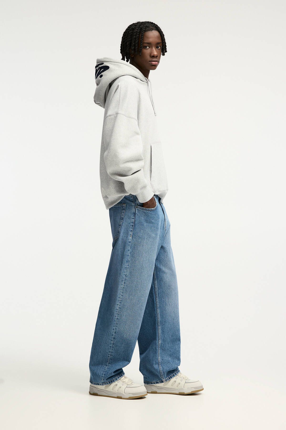 شلوار جین آبی مردانه اورجینال Pull Bear Pull & Bear