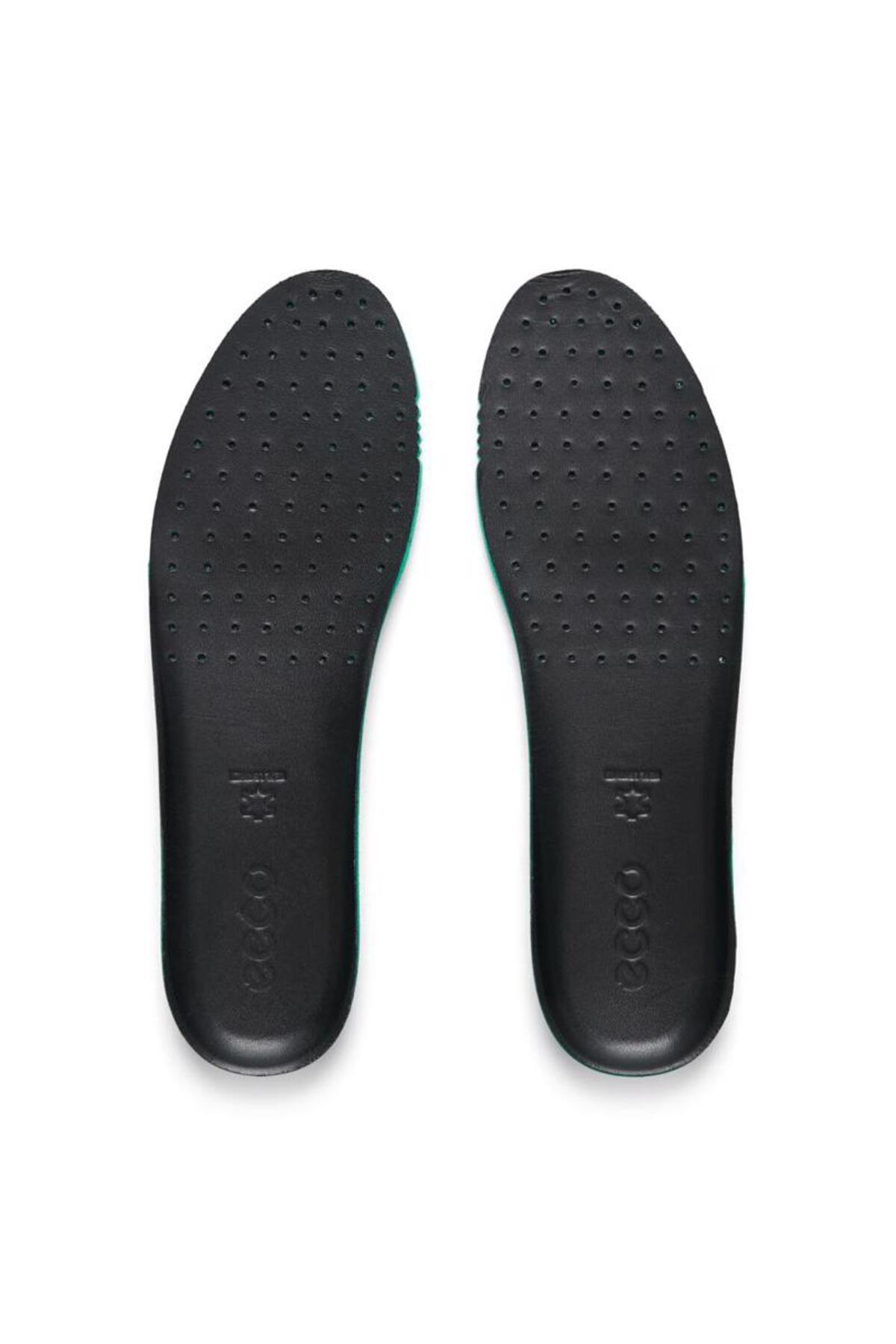 Ecco Leather Inlay Soles BLACK