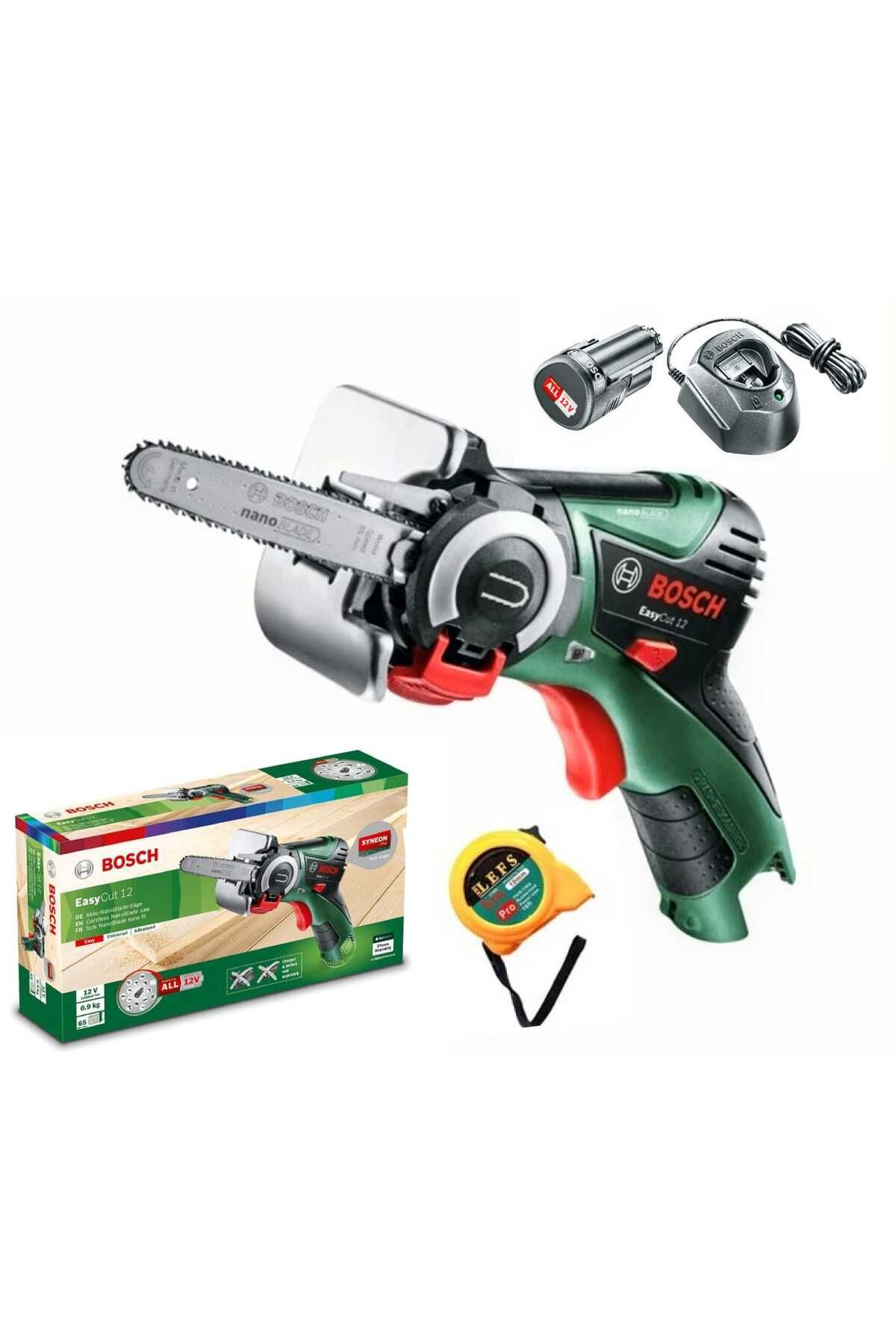 Bosch EASYCUT 12 V 2 Ah TEK BATARYALI ŞARJLI Dal Budama Testeresi