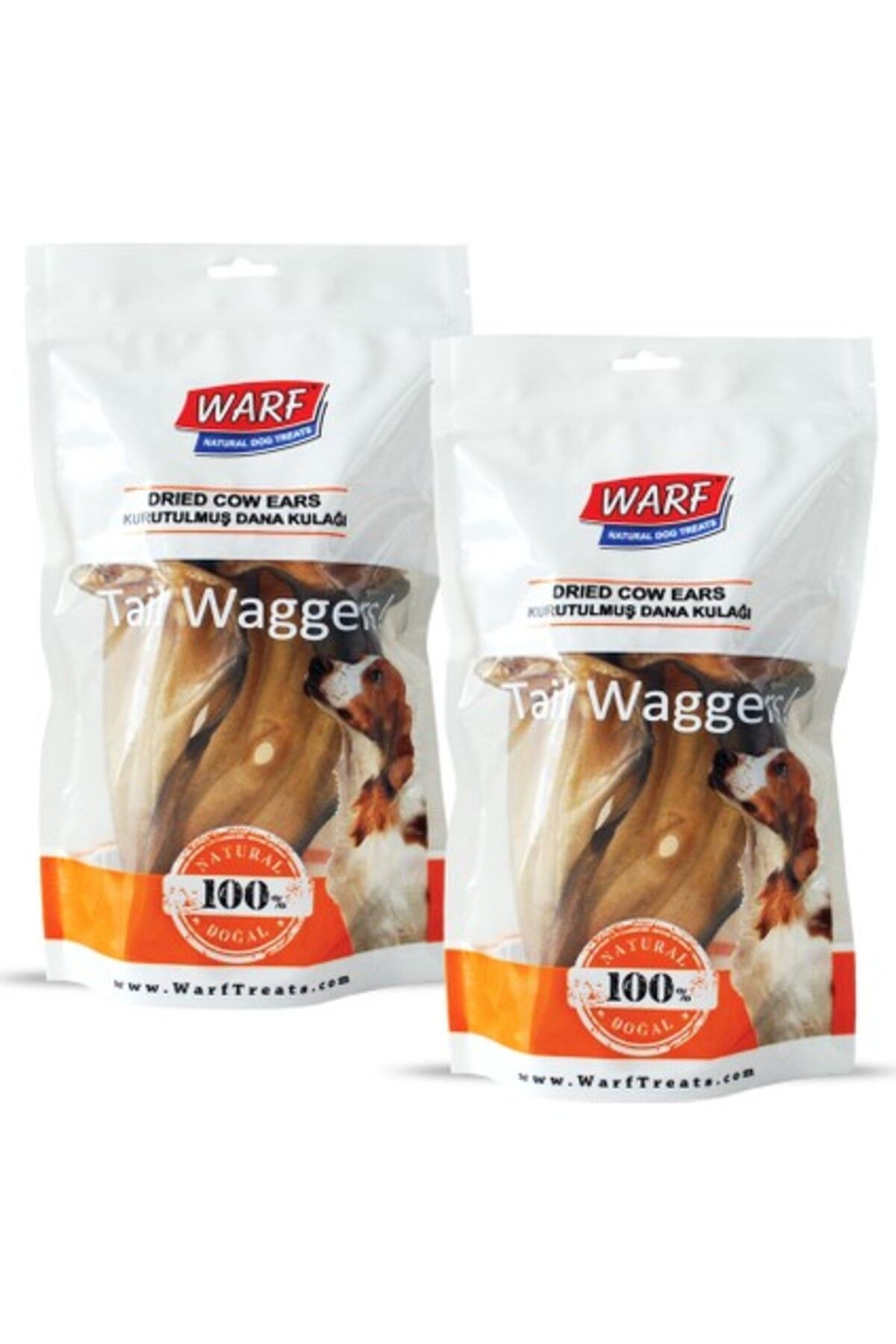 Warf Kurutulmuş Dana Kulağı 3'lü 120 gr 2'li