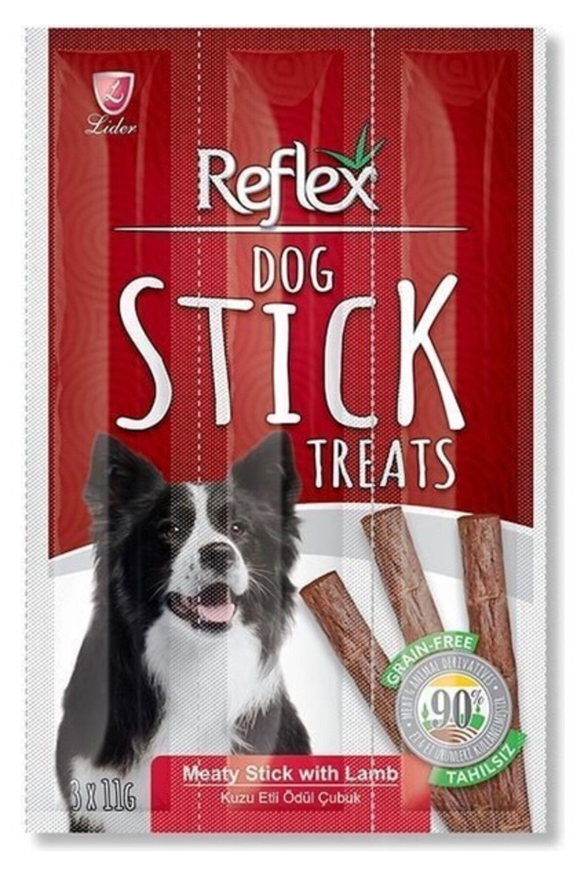 Reflex Kuzu Etli Stick Köpek Ödül Maması 3X11 gr