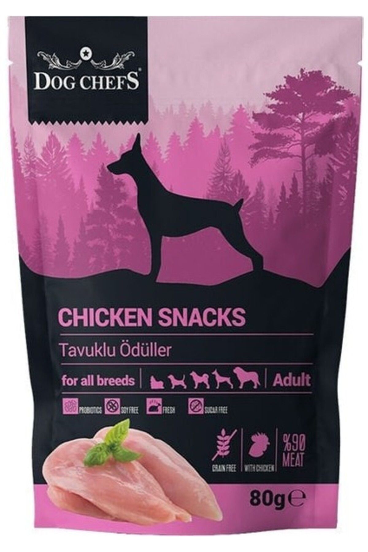 Dog Chefs Tavuk Etli Köpek Ödülü 80 gr