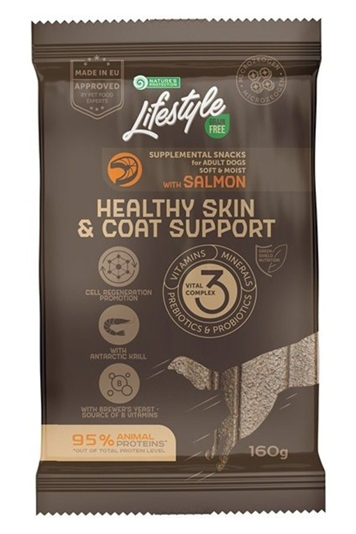 Nature's Protection Natures Protection Life Style Tahılsız Taze Somonlu Köpek Ödül Maması 160 gr