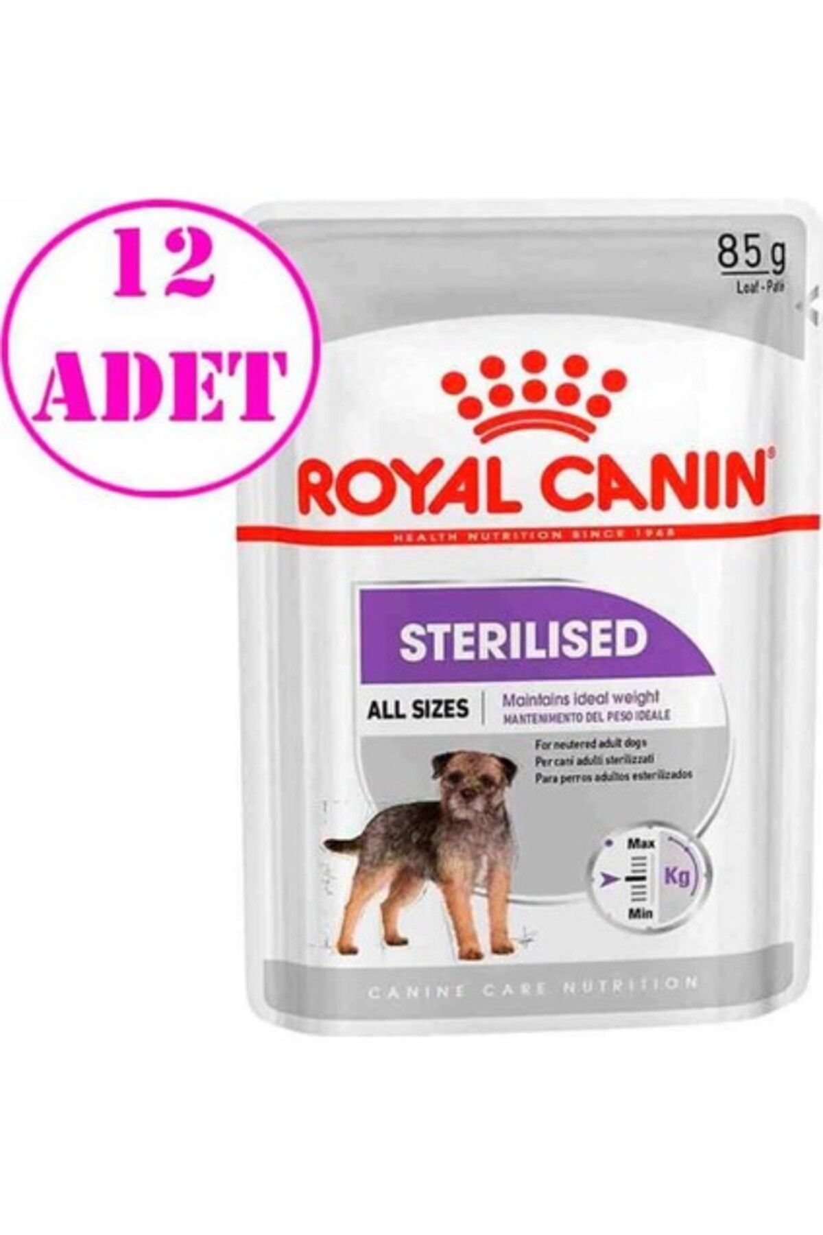 Orqinel Sterilised Kısır Köpek Konservesi 85 gr 12 Ad