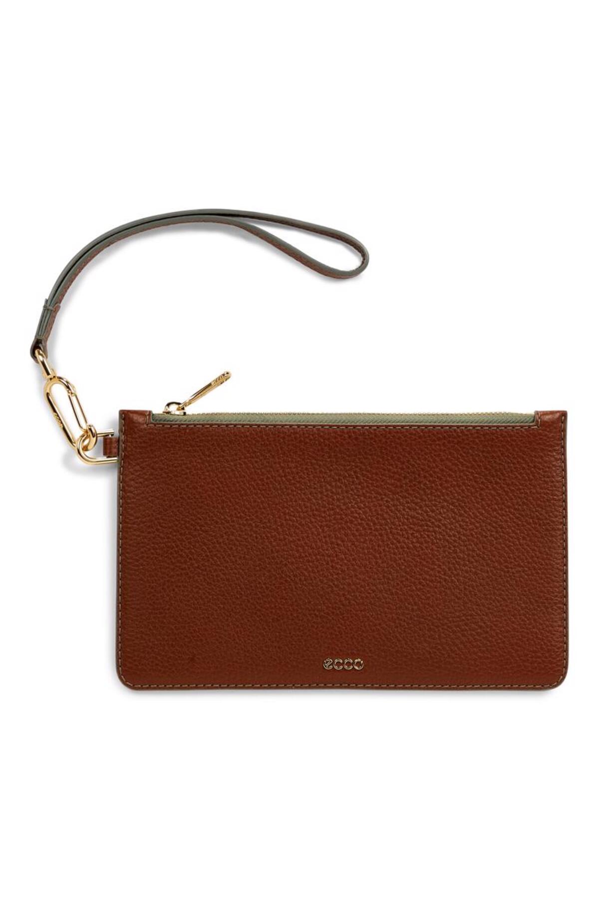 Ecco Wristlet Pebbled Leather