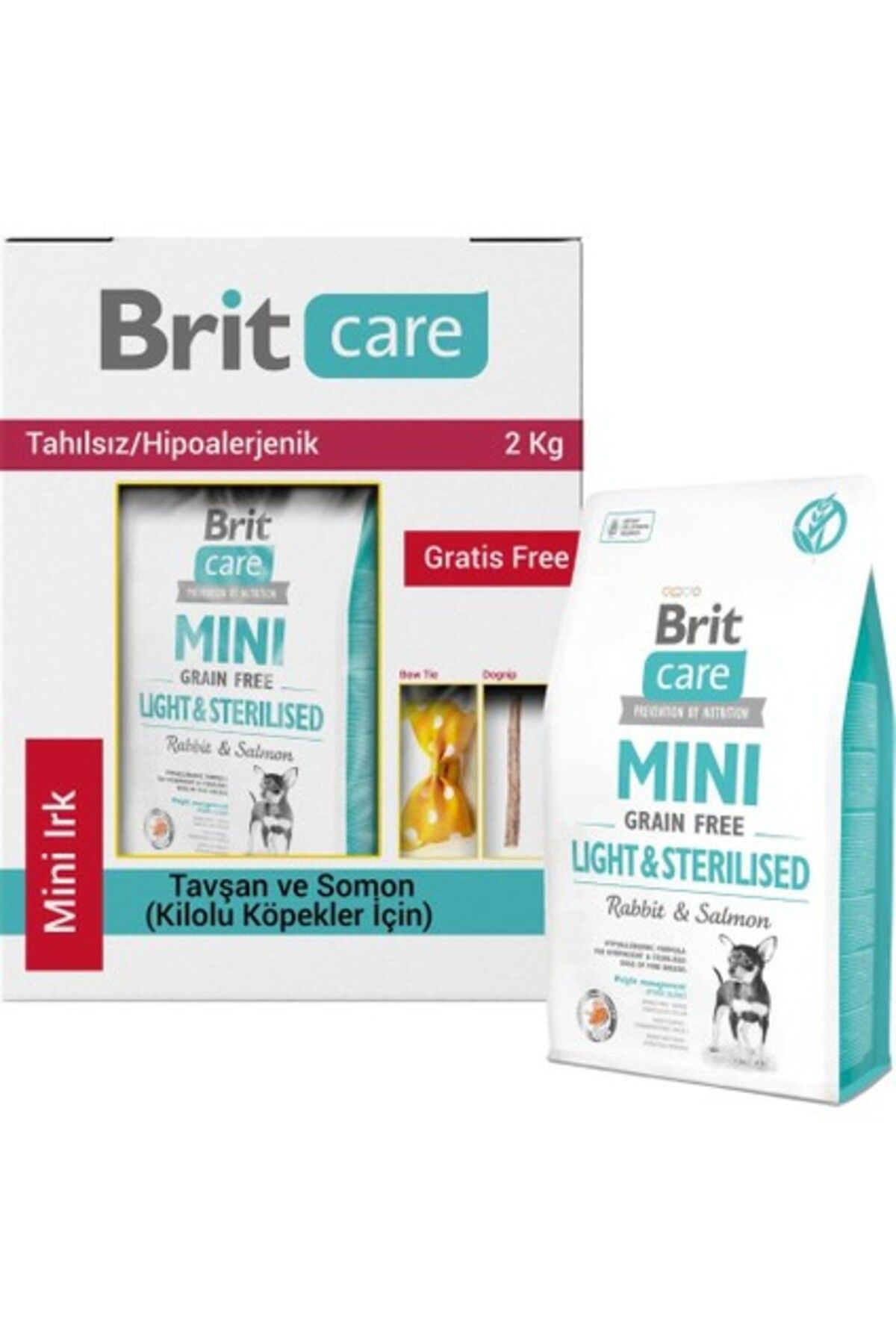 Brit Care Light Sterilised Kilolu Ya Da Kısır Köpek Maması 2 kg