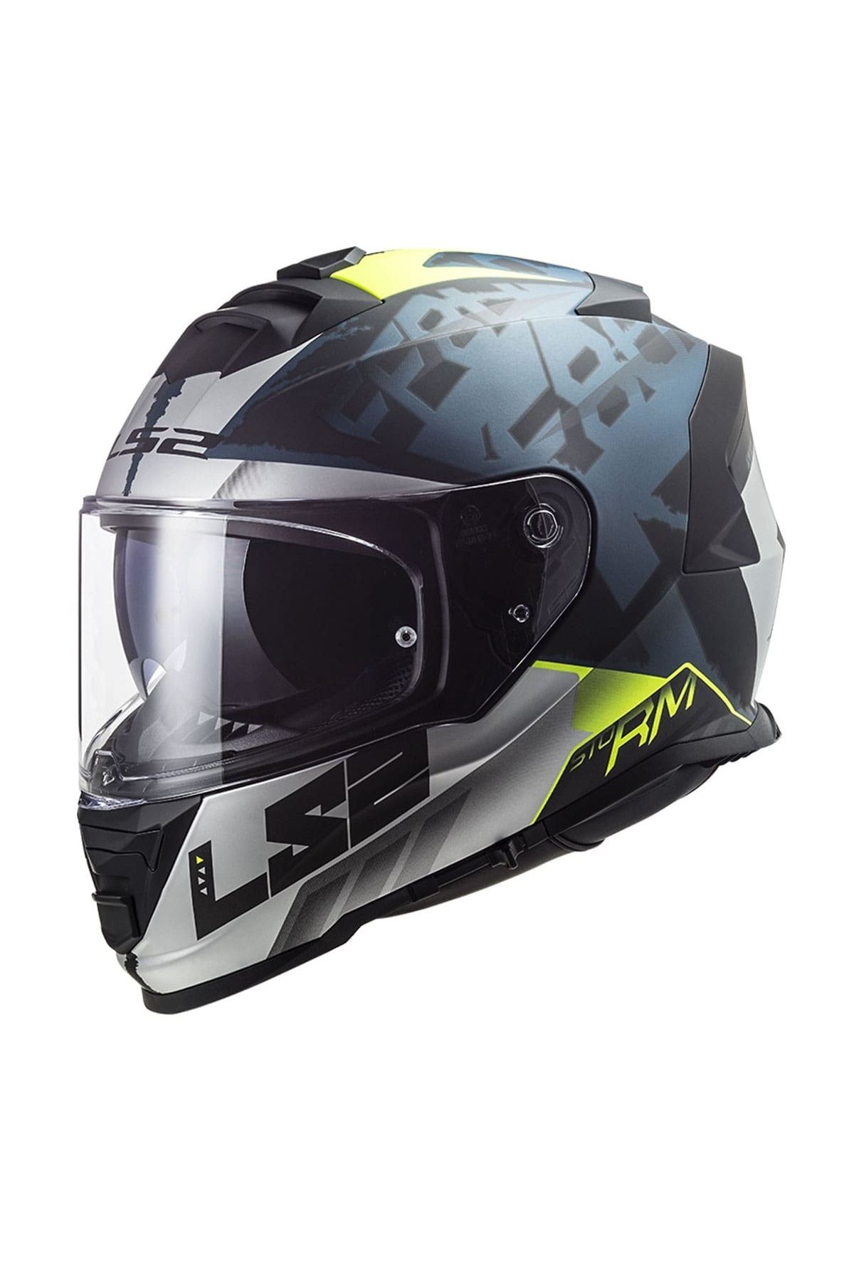 LS2 Storm 2 Sprınter Mat Siyah-gri-cobalt Kask