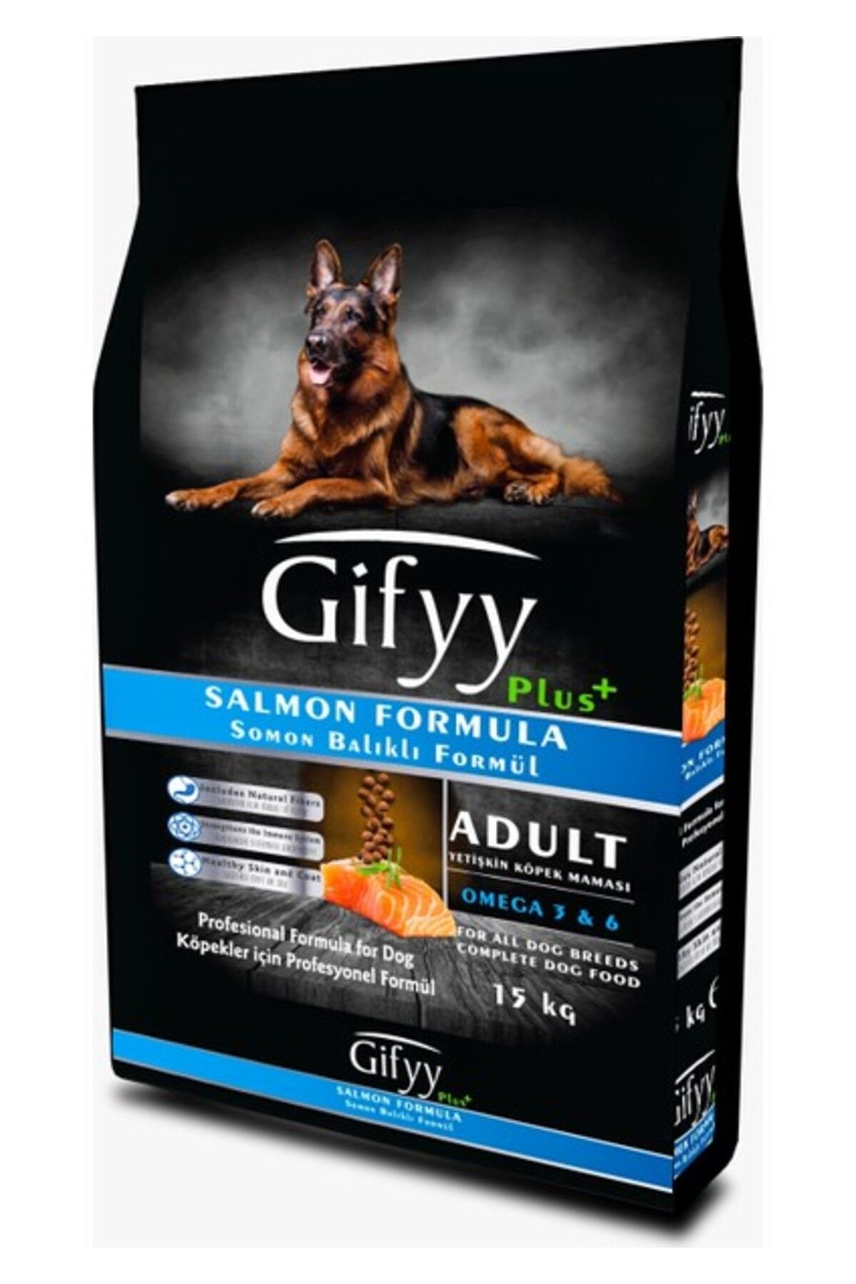 Orqinel Somonlu Premium Yetişkin Köpek Maması 15 kg