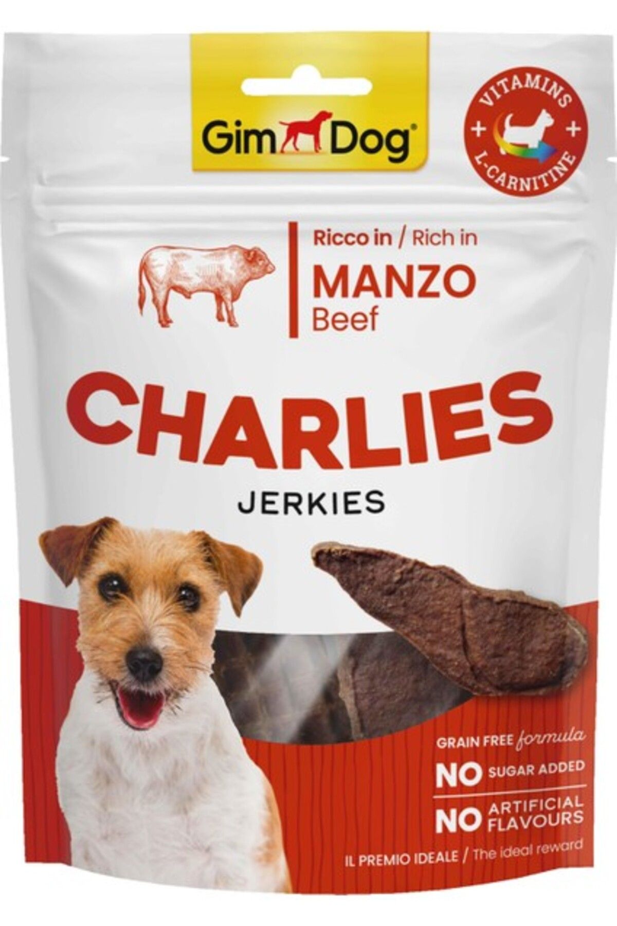 Gimdog Charlies Jerkies Sığır Etli Köpek Ödülü 70GR