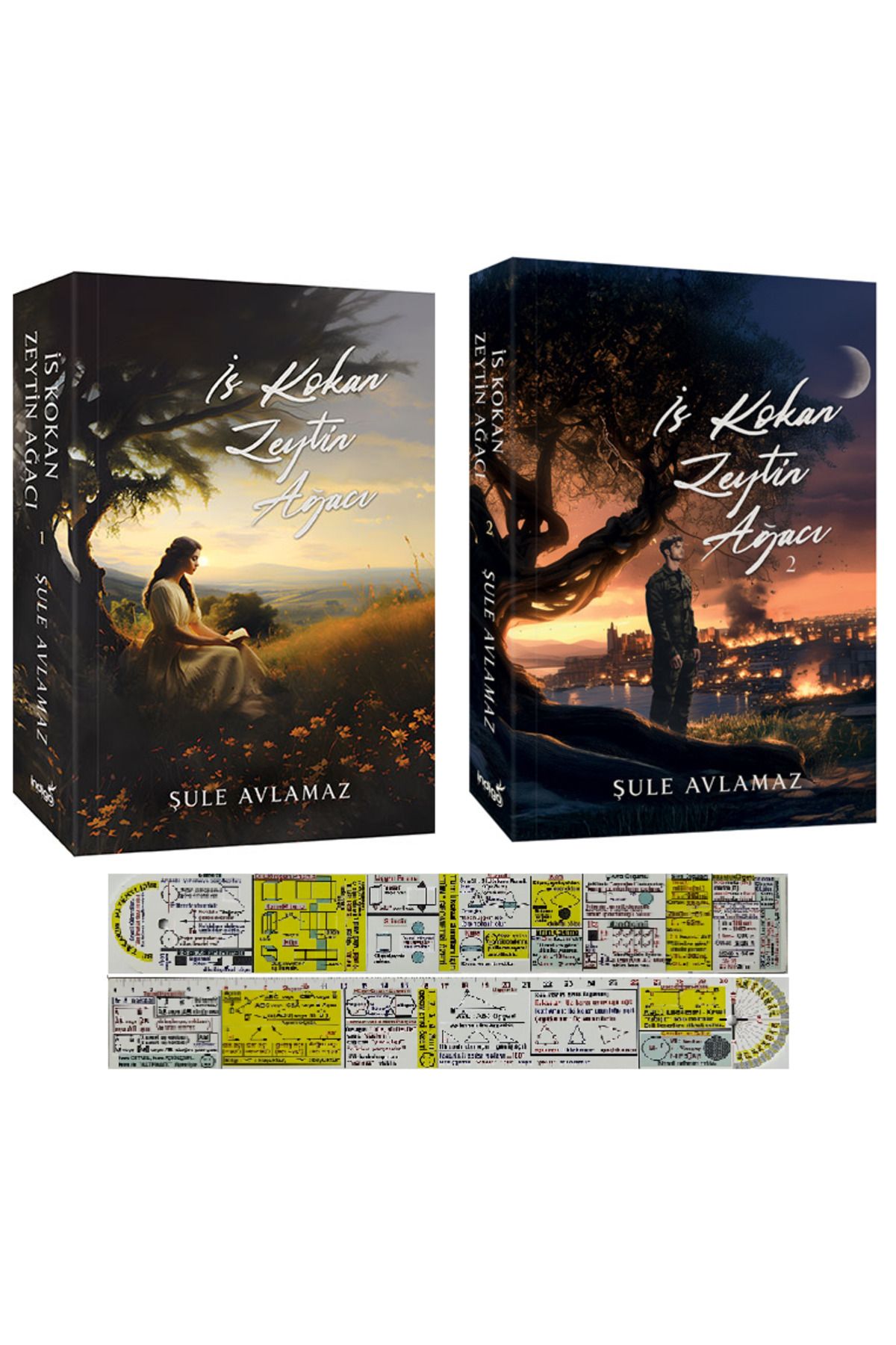 İndigo Kitap İs Kokan Zeytin Ağacı 2 Kitap Set Şule Avlamaz + Mat. Öğreten Cetvel