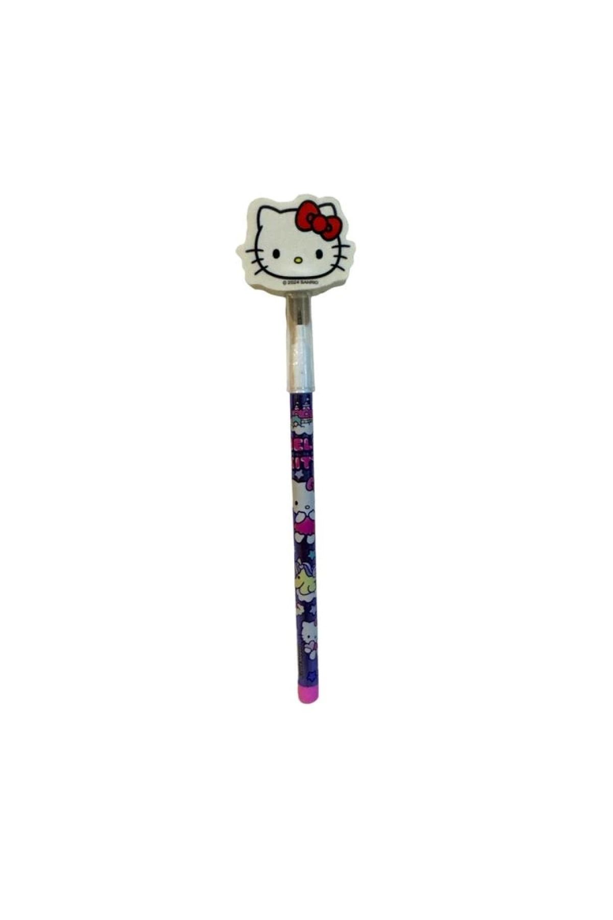 Hello Kitty TMN 587425 HELLO KITTY TEPESİ SİLGİ BAŞLIKLI YUMURTLAYAN KALEM - TEKLİ