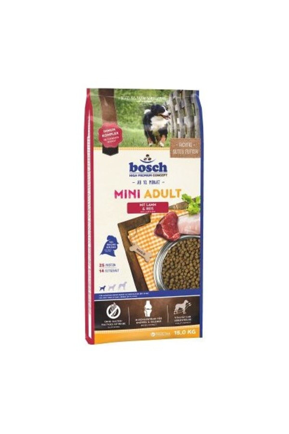 Bosch Kuzulu Yetişkin Mini Köpek Maması 15 Kg