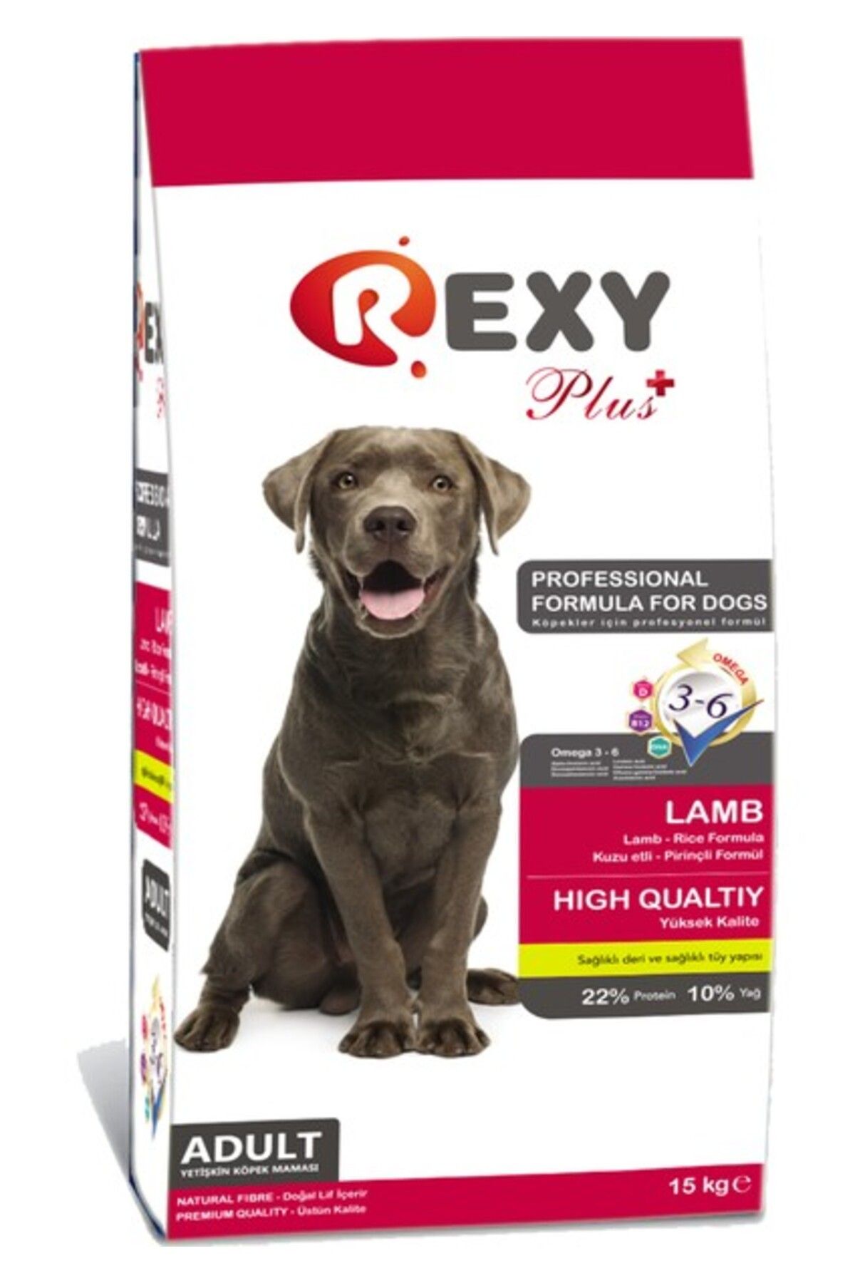 Rexy Kuzu Etli Köpek Maması 15 Kg