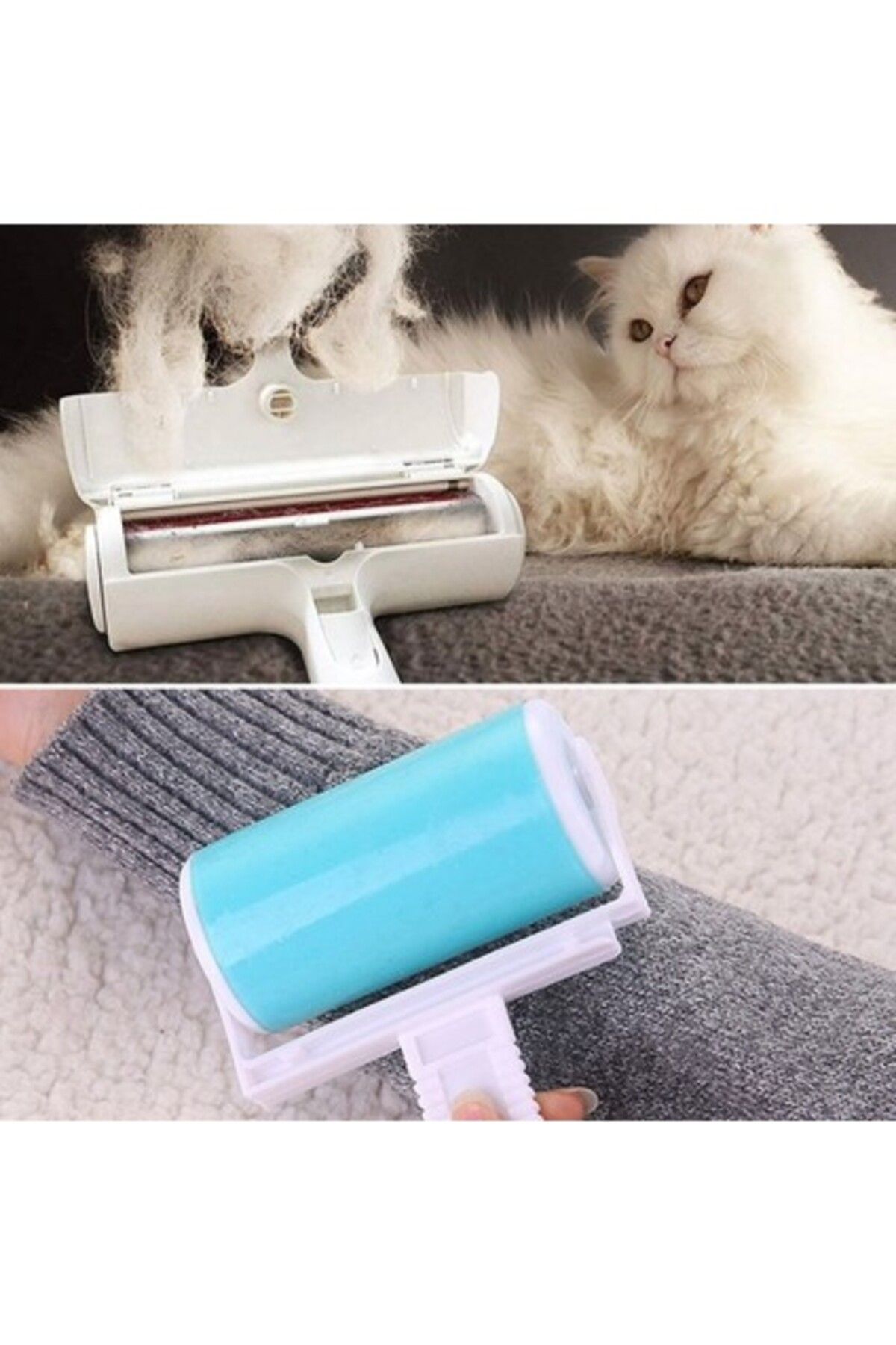 Orqinel Buffer Hazneli Kedi&köpek Tüy Temizleyici Kıl Toz Toplayıcı + Yeni Nesil Yıkanabilir Tüy Toz Toplama
