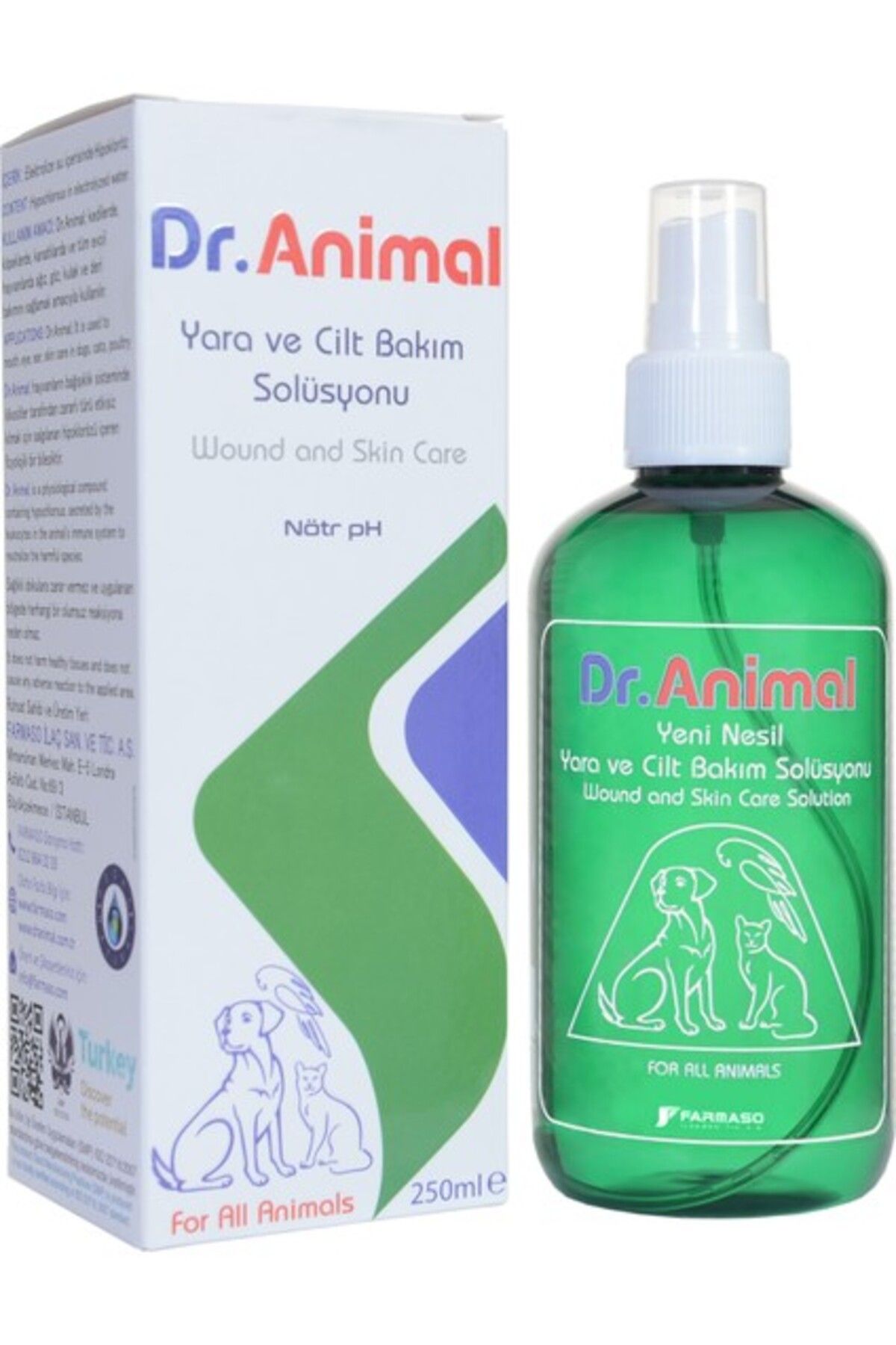 Orqinel Yara ve Cilt Bakım Solüsyonu 250 ml