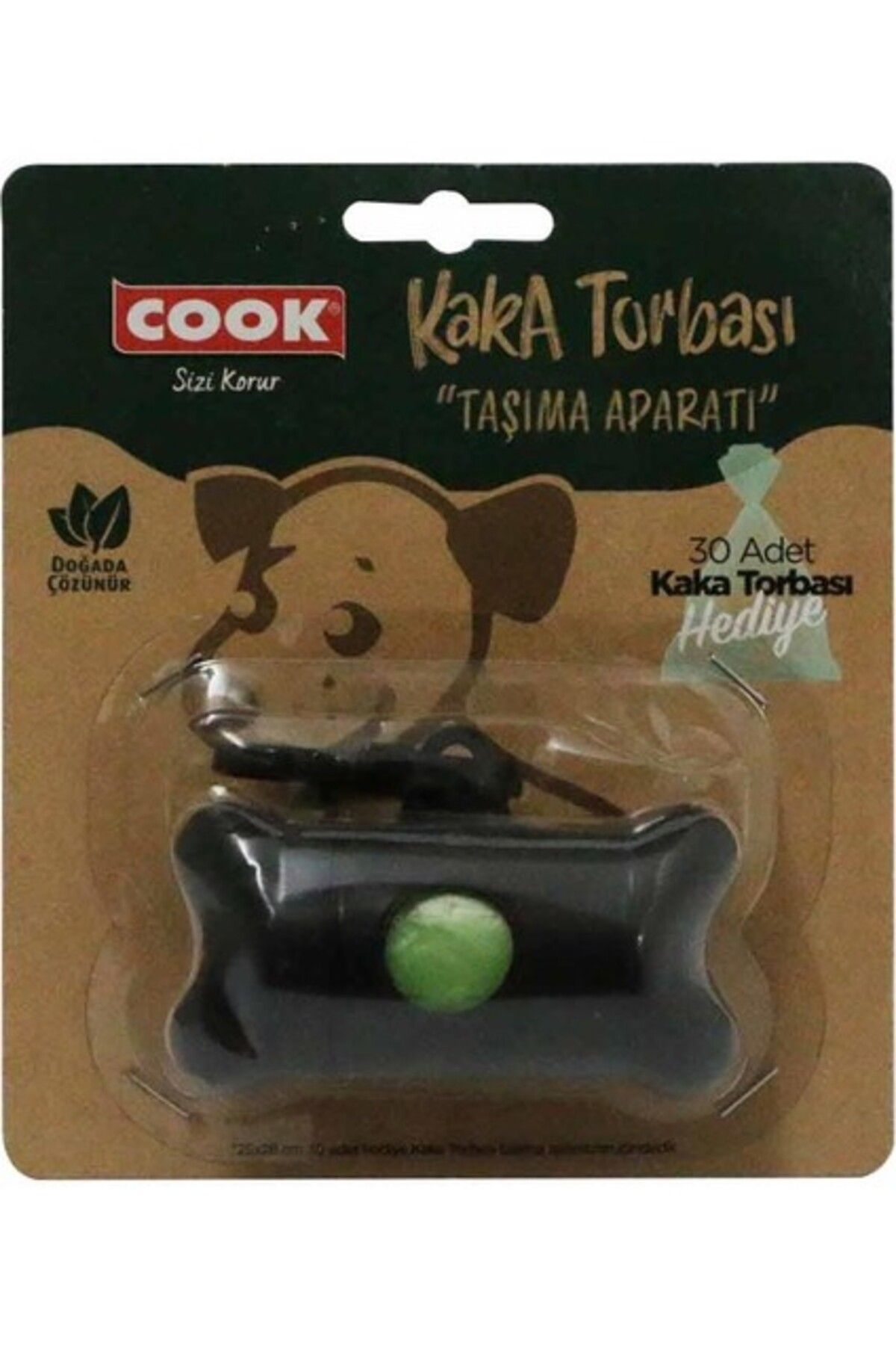 Furlo Cook Evcil Hayvan Kaka Torbası Kit-Siyah