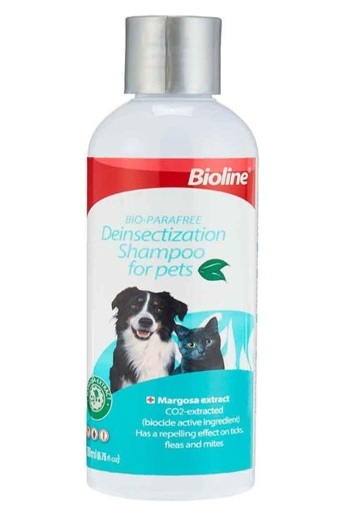 Bioline Kedi ve Köpek İçin Dış Parazit Uzaklaştırıcı Şampuan 200 Ml