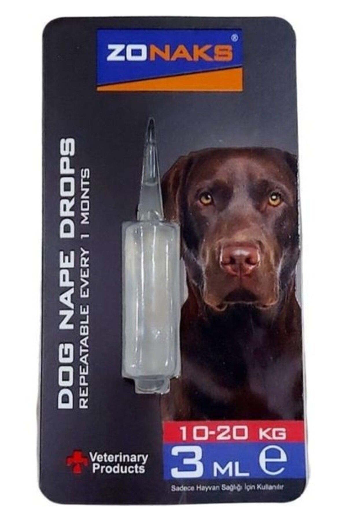 Orqinel Zonaks Köpek Damlası 3 ml ( 10-20 kg Için )