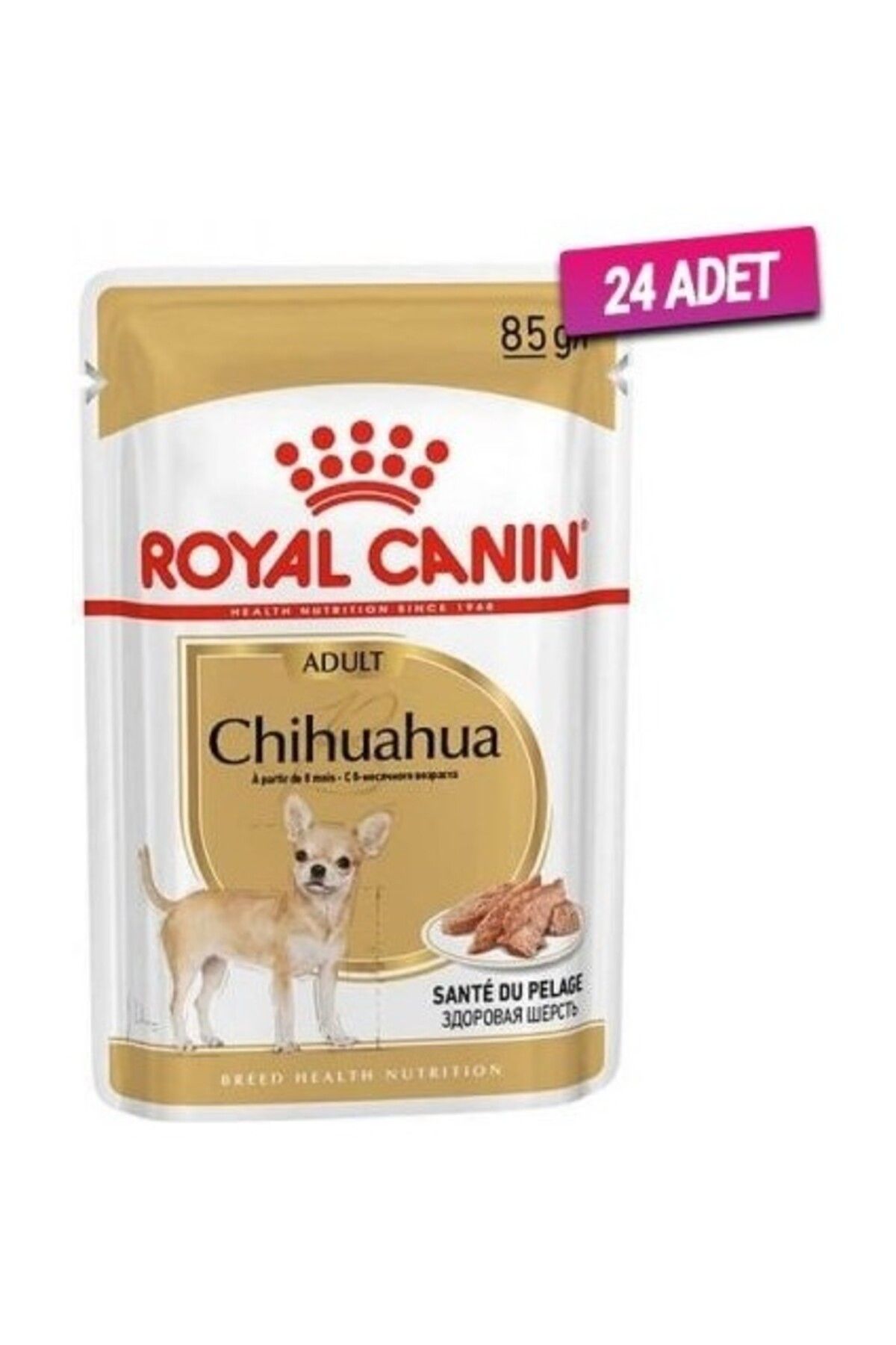 Royal Canin 24 Adet Chihuahua Adult Pouch Konserve Köpek Maması 85 gr