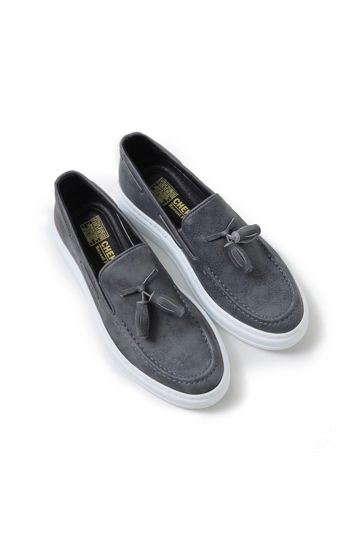 Chekich-Men's Loafer X Ch127 Cbt - Anthracite Shoes 5
