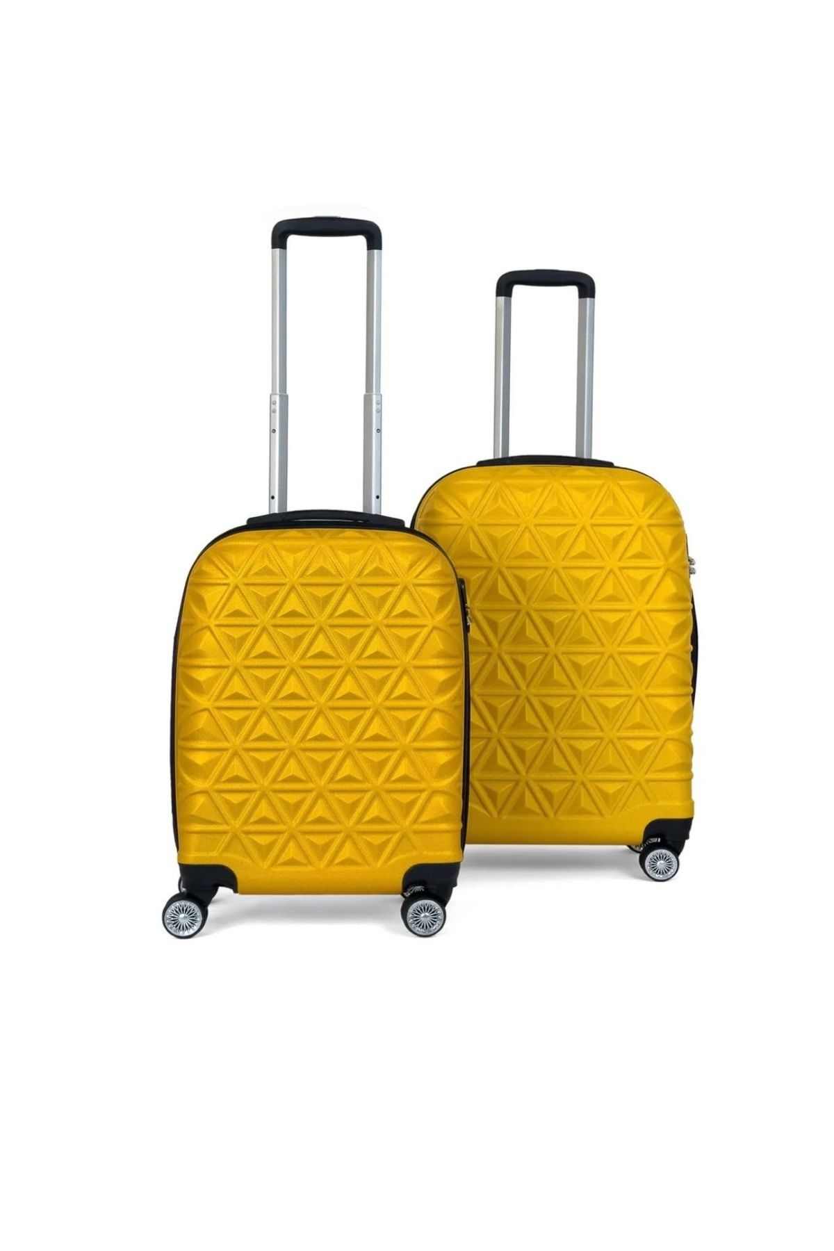 Reymond Luggage Piramit Desen ABS Seyahat Valizi, Canyon Serisi, Kabin Boy&Orta Boy