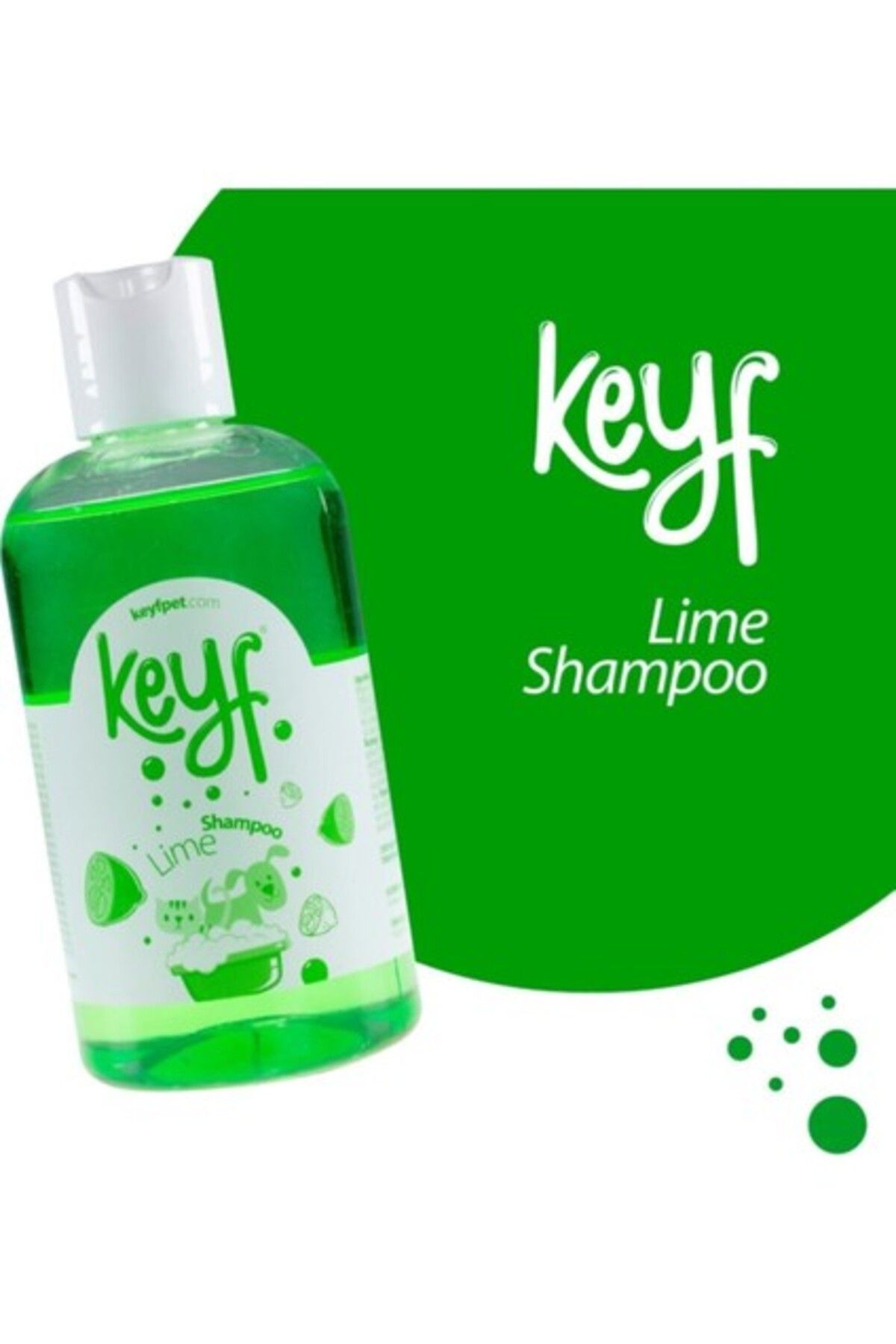 Orqinel Keyf Kedi Köpek Şampuanı Lime Limon Aromalı Shampoo