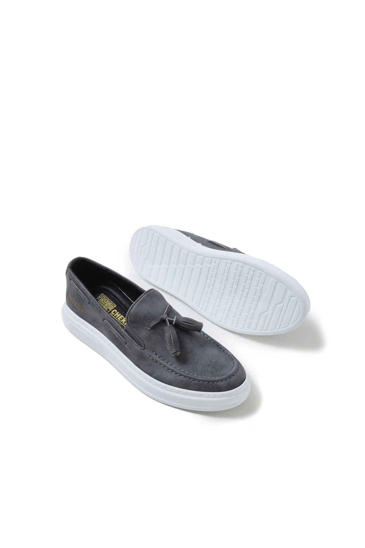 Chekich-Men's Loafer X Ch127 Cbt - Anthracite Shoes 4