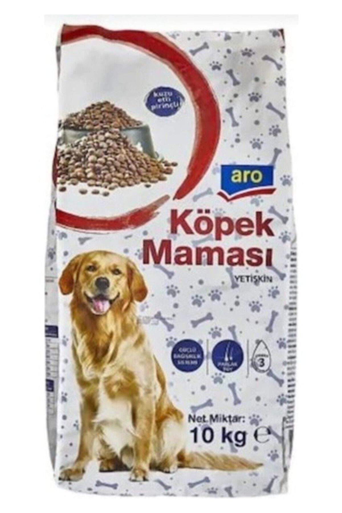 Orqinel Aro Kuzu Etli Pirinçli Yetişkin Kuru Köpek Maması 10 kg