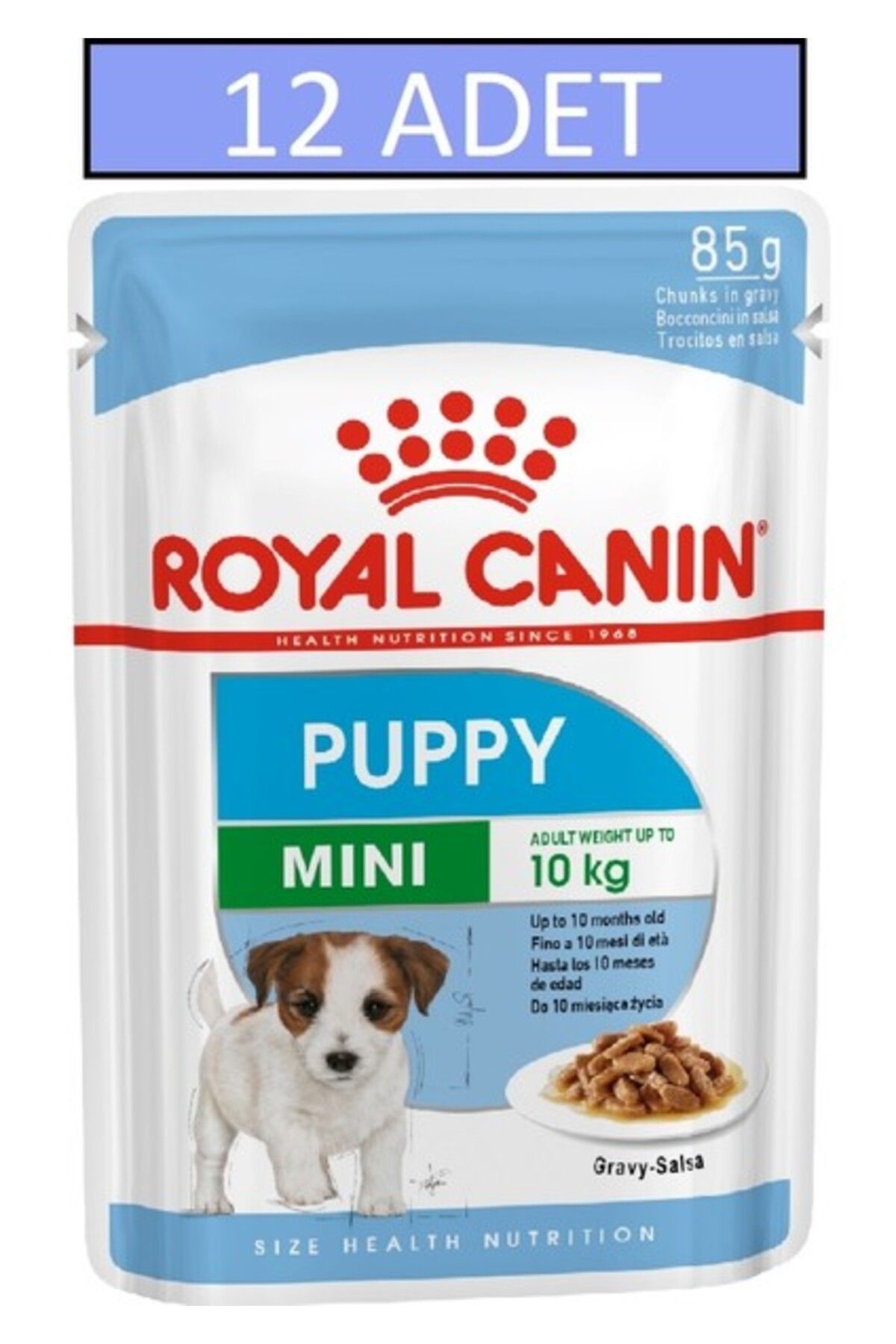 Royal Canin Mini Puppy Soslu Köpek Yaş Maması 12 Adet X 85 Gr.