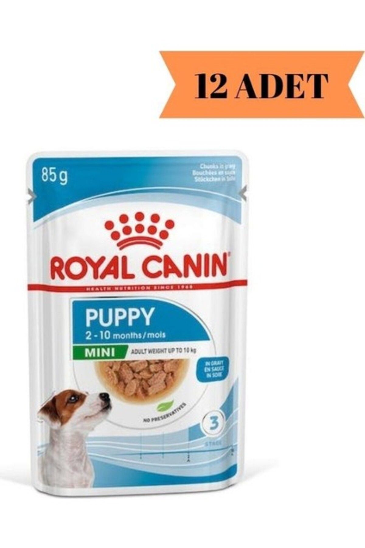 Orqinel Royal Canin® Puppy Mini Gravy Yavru Köpek Yaş Maması 85 Gr*12