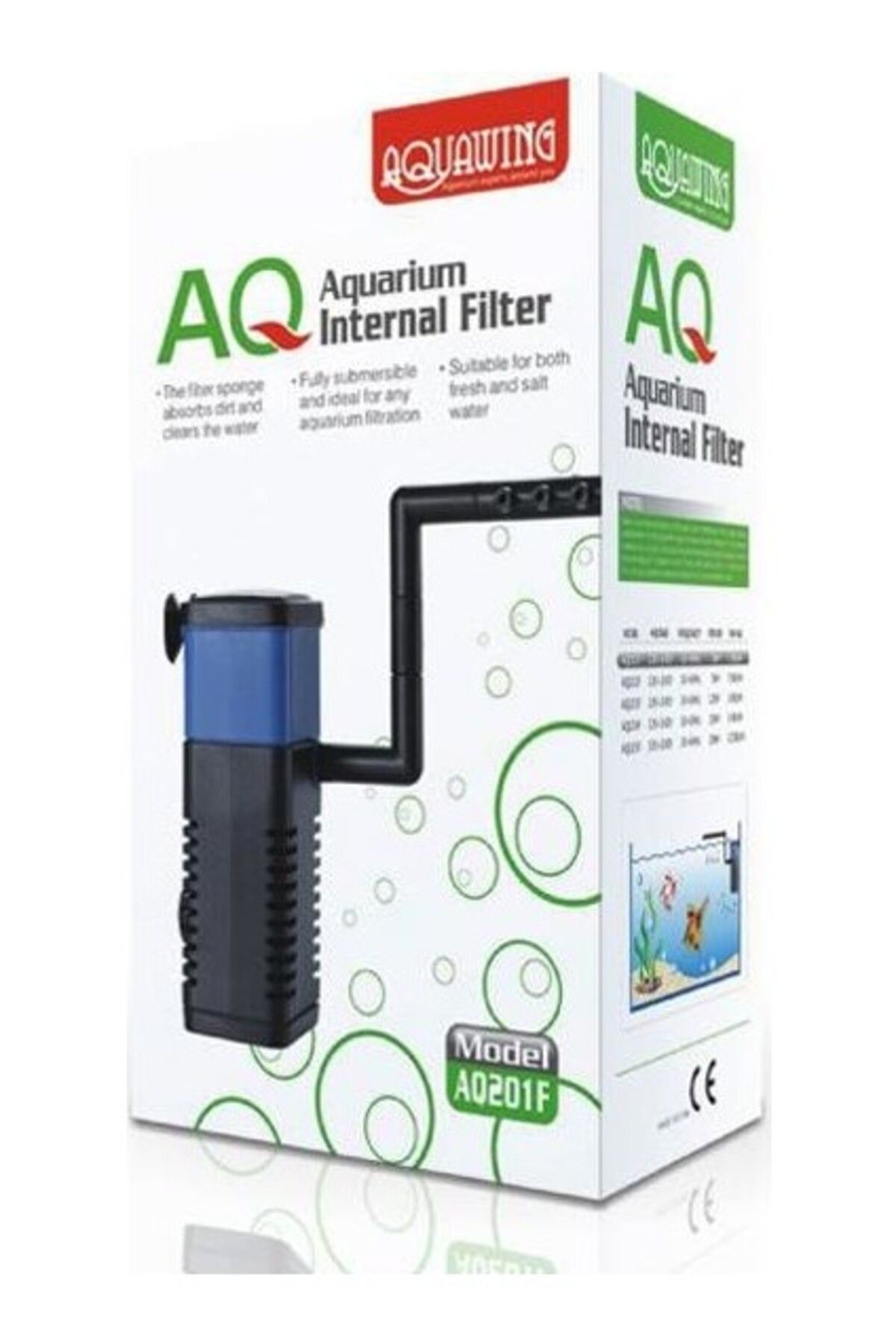 Genel Markalar Aquawing AQ201F İç Filtre 3W 300L/H