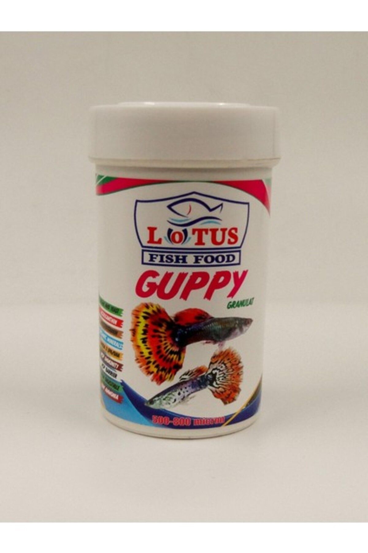 Orqinel Lotus Guppy Granulat 100 ml Lepistes Moli Tetrazon Kılıç Balık Yemi