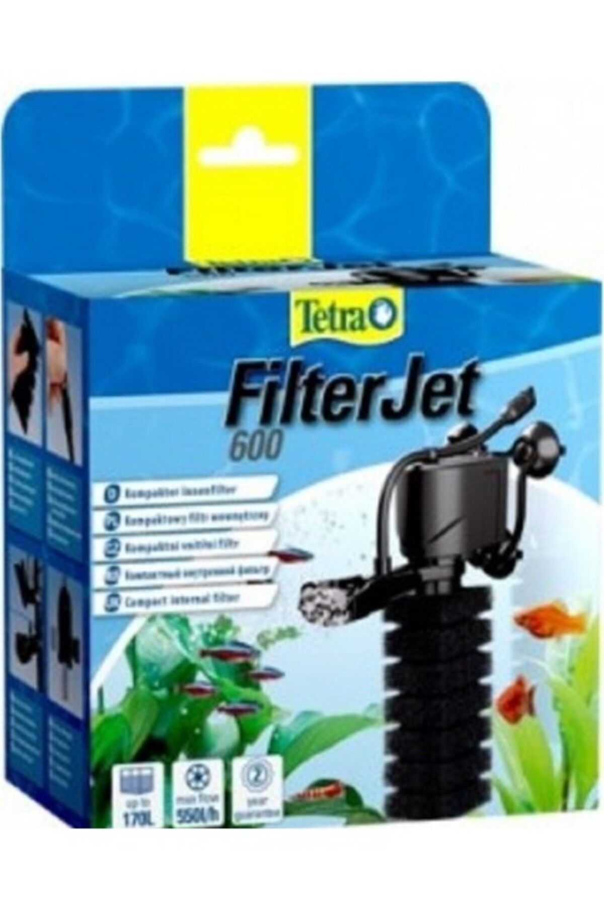 Tetra Filter Jet Akvaryumlar Için Iç Filtre 600 Lt