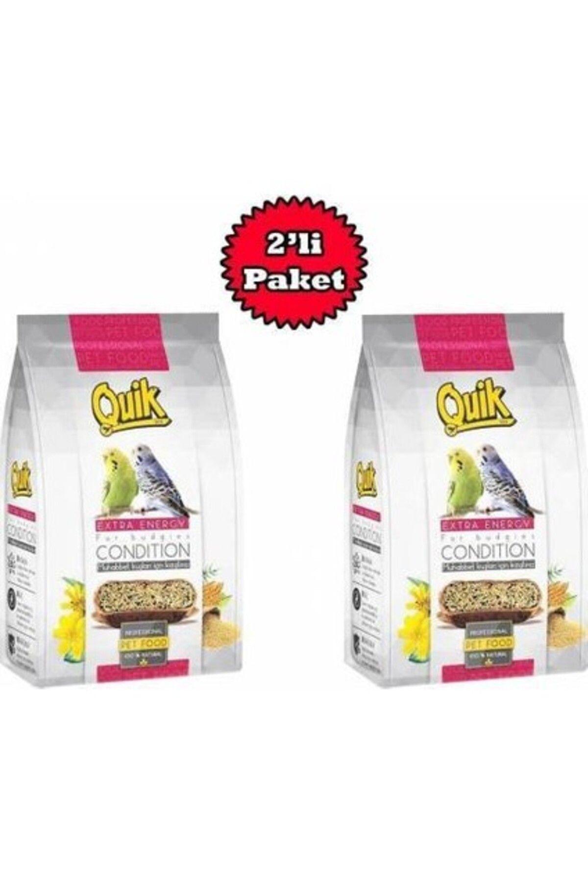 Quik Muhabbet Kuşu Kondisyon Ve Kızıştırıcı Yem 2X150Gr