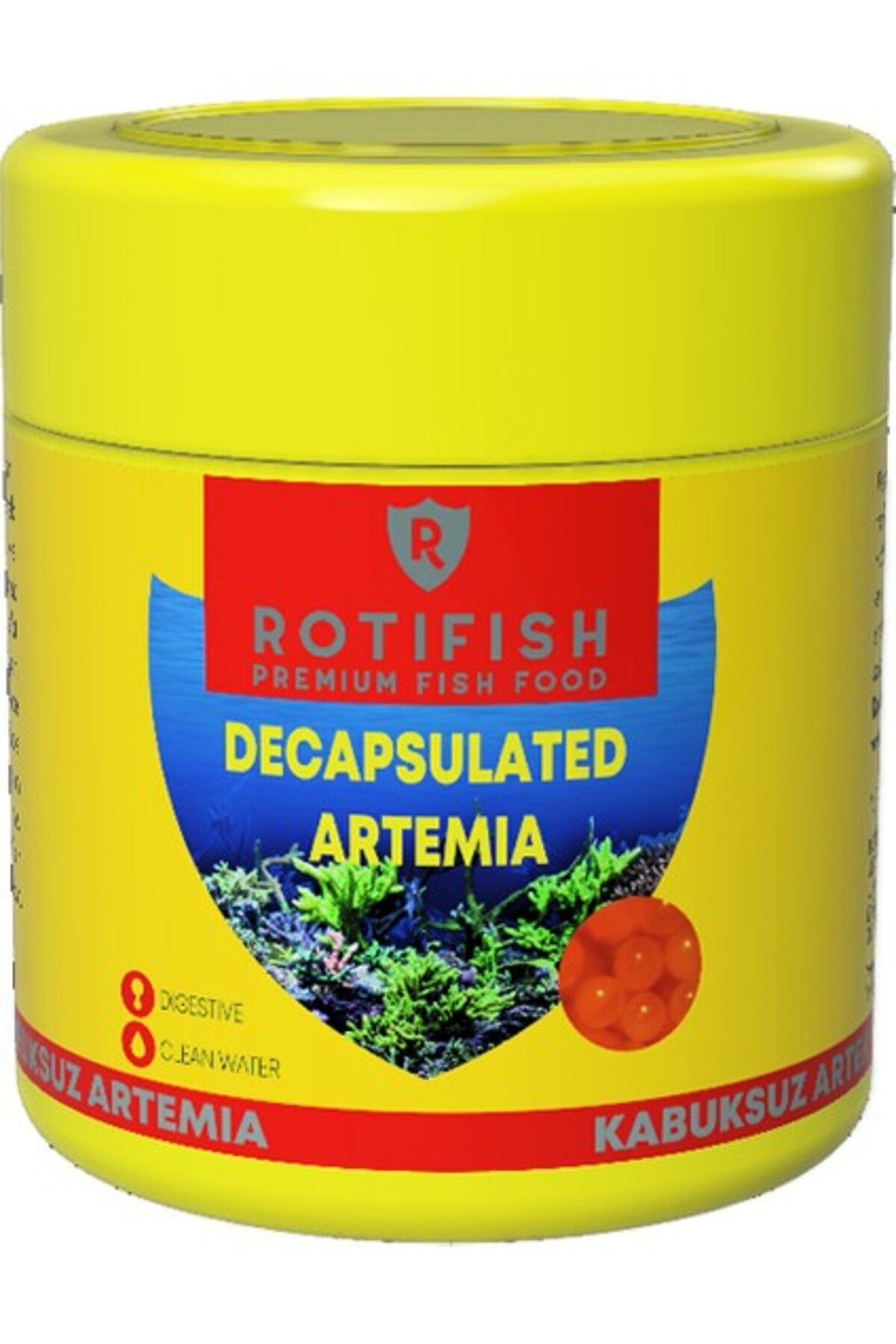 Orqinel Rotifish Dekapsule Artemia Balık Yemi 15 gr