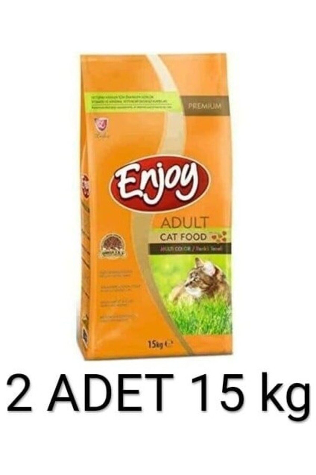 Enjoy 2 Adet Enjoy Multicolor Renkli Gurme Kedi Maması 15 kg