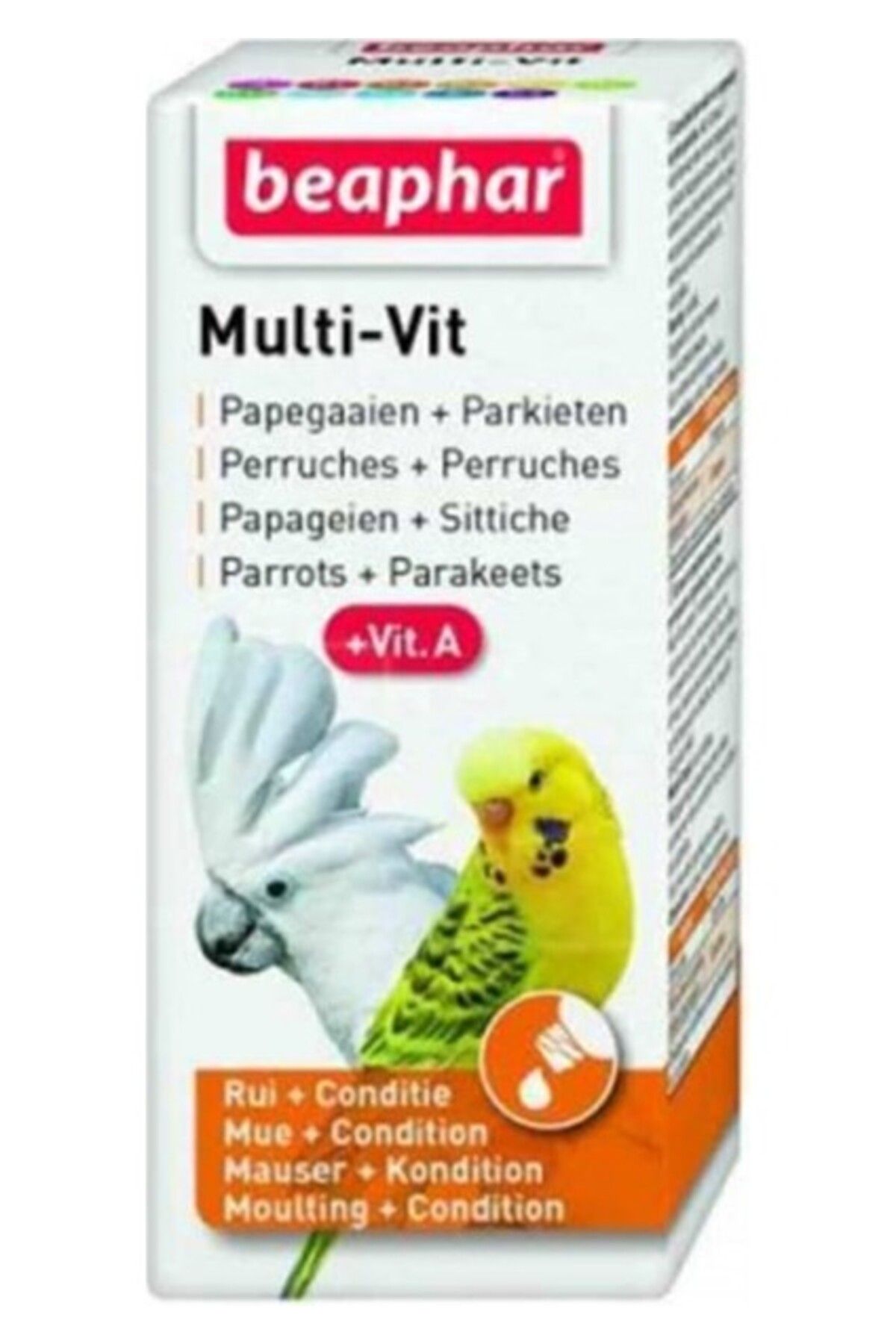 Beaphar Papağanlar ve Muhabbet İçin Multivitamin 20 Ml