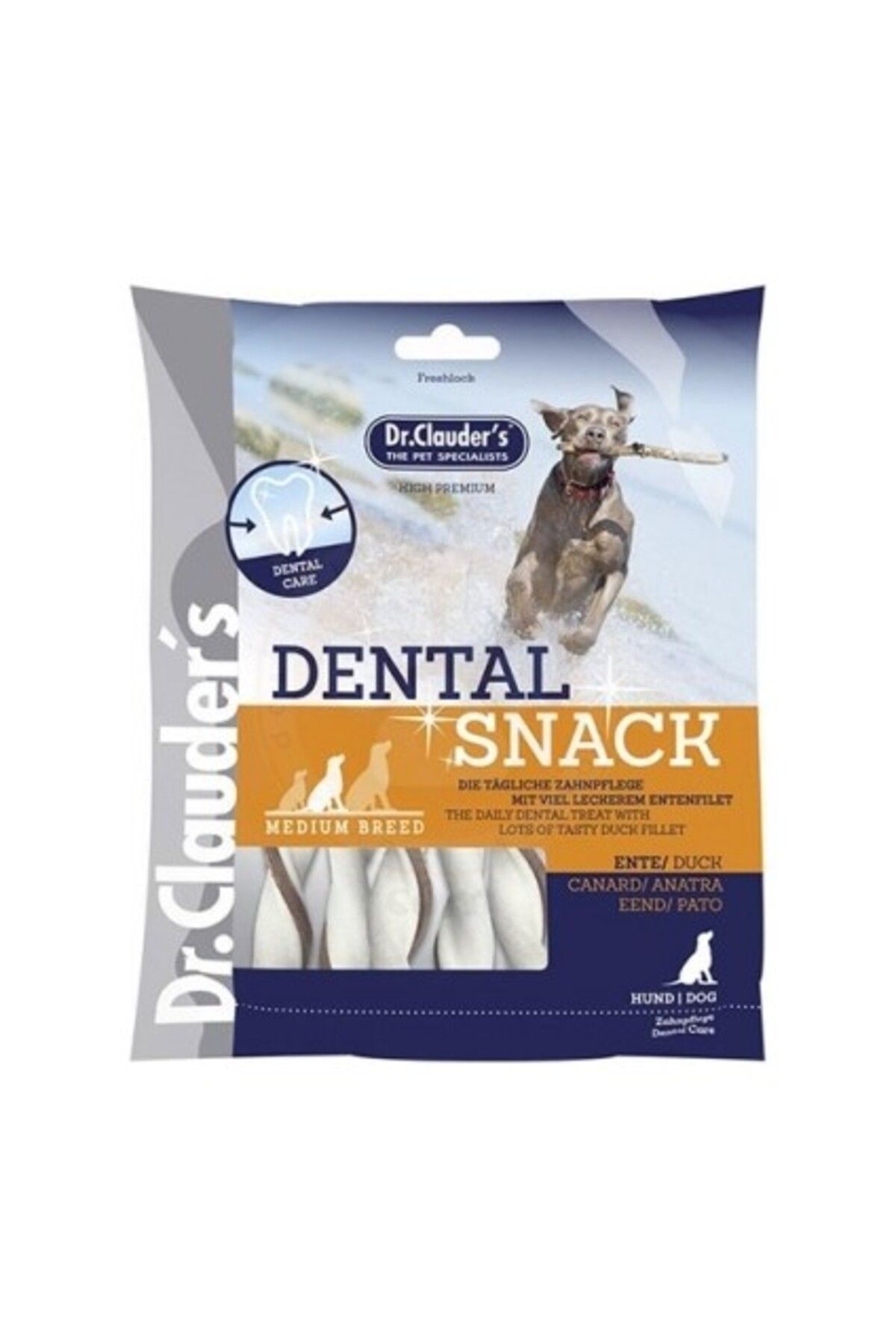 Orqinel Dr.Clauders Dental Snack Ördekli Diş Sağlığı Köpek Ödülü 170 Gr