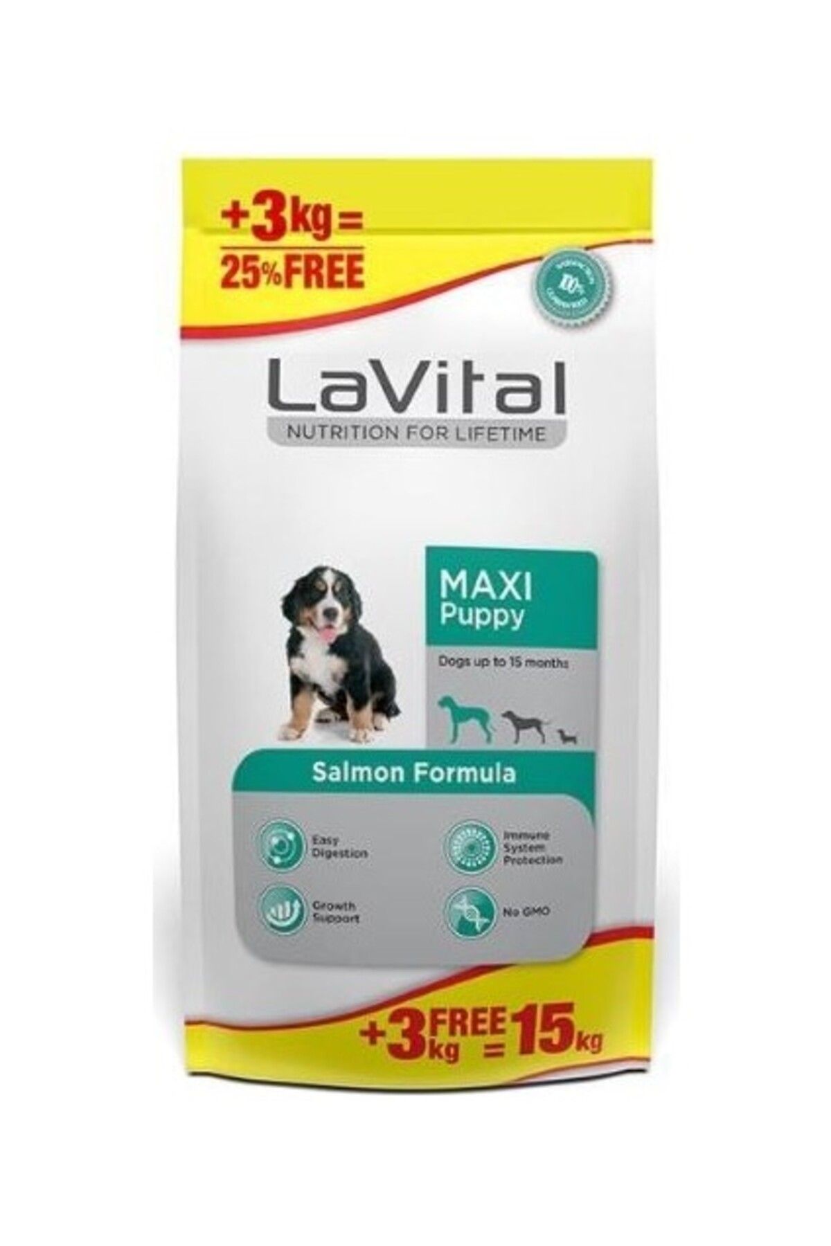 La Vital Maxi Somonlu Yavru Köpek Maması 12 kg