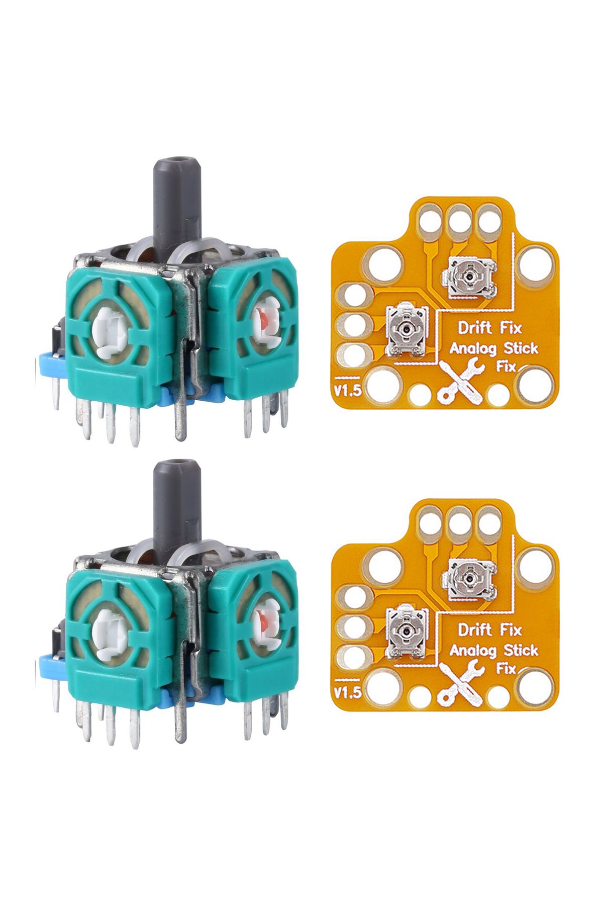 POPKONSOL PS5 Analog Drift Fix 2+2 Set Playstation 5 Kol Joystick Motor Tamir Yedek Parça