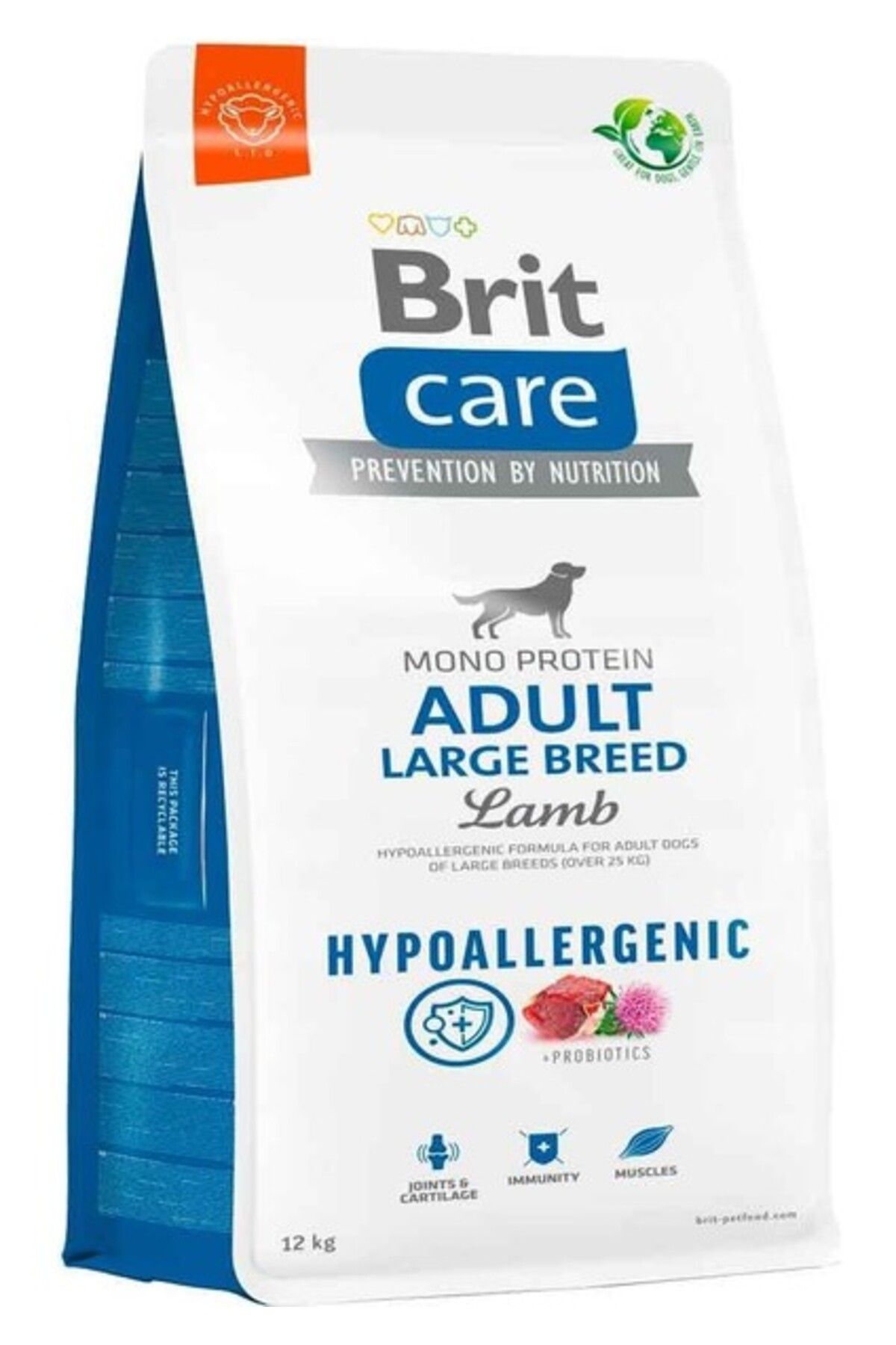 Brit Care Kuzu Etli Hypoallergenic Büyük Irk Köpek Maması 12 kg