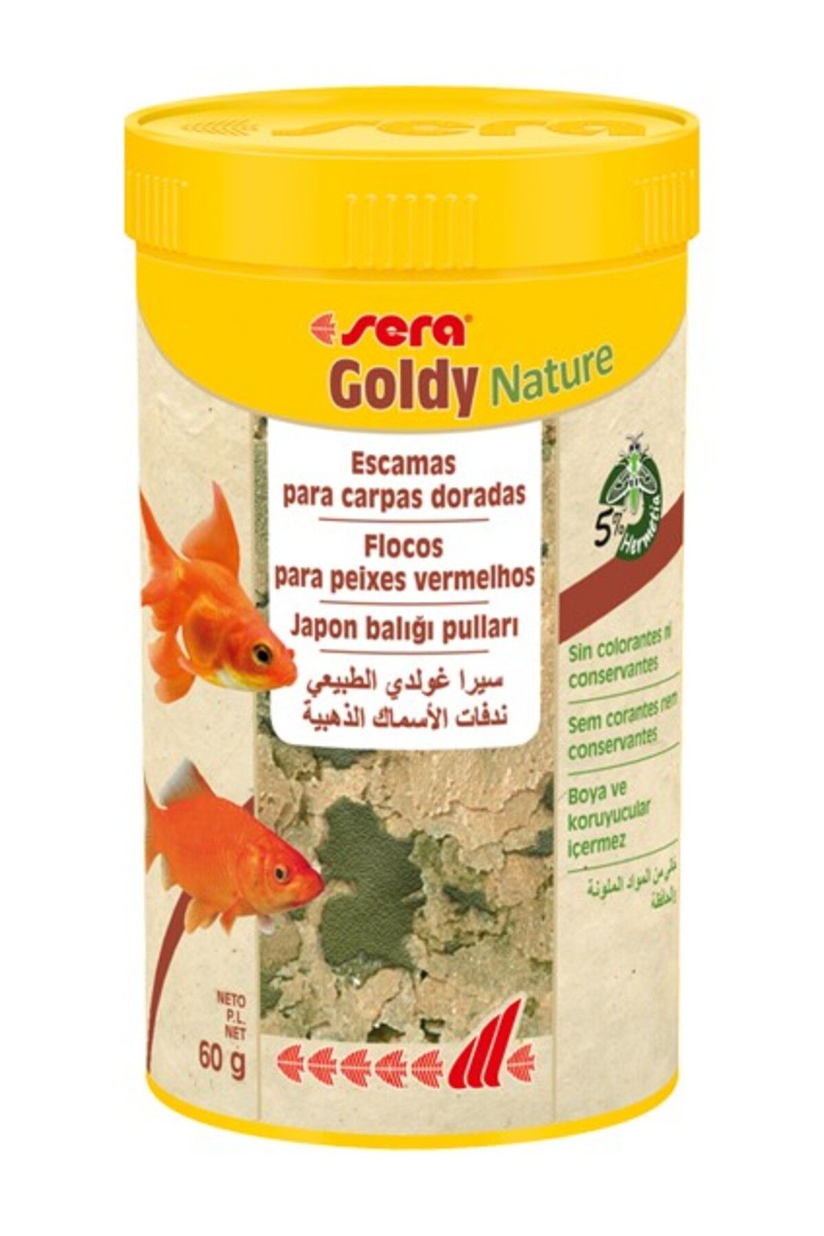 SERA Goldy Nature Japon Balığı Yemi 250 ml 60 Gr